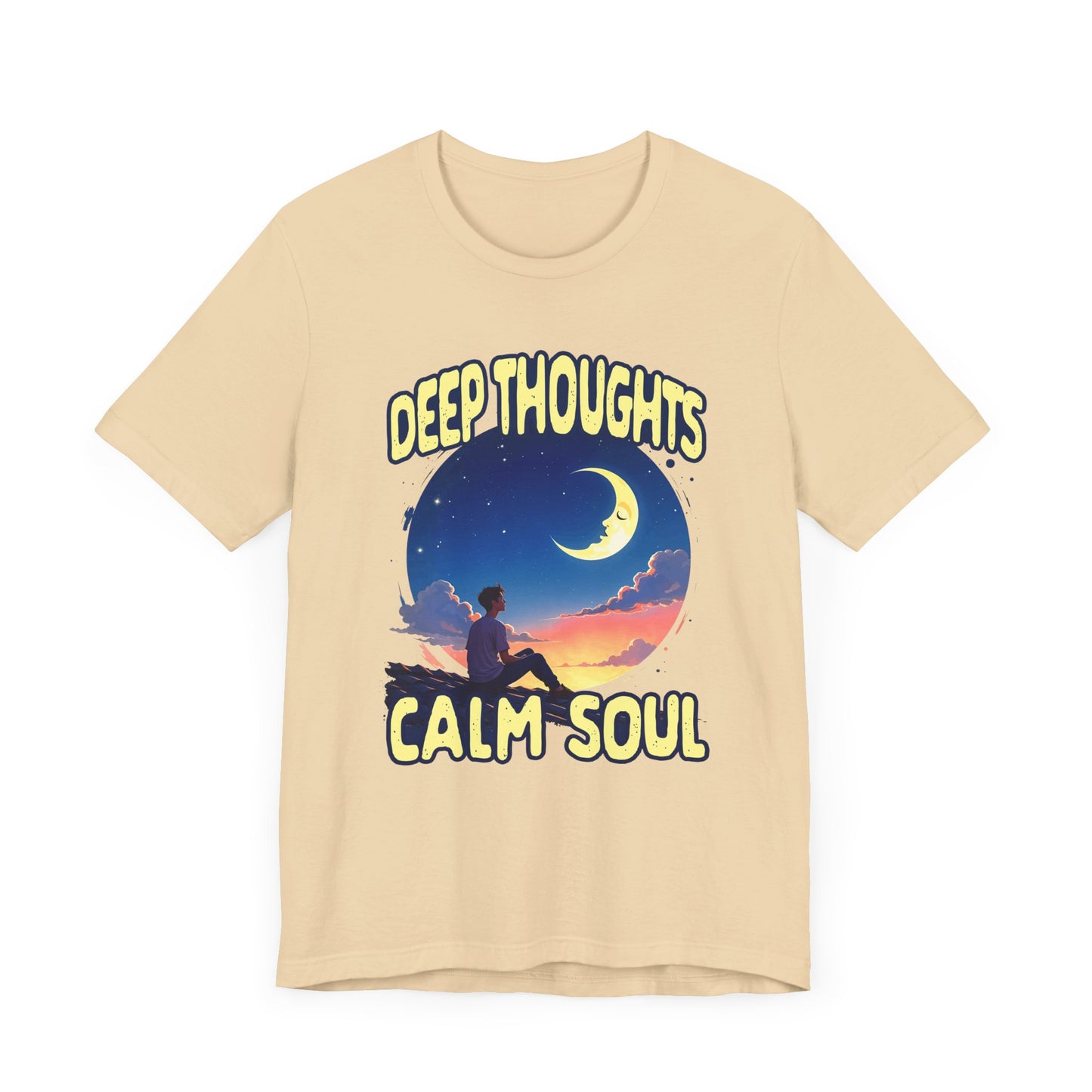 Midnight Thoughts Shirt Deep Thinker Aesthetic Tee for Overthinkers Night Owls Poets and Anyone Whose Mind Comes Alive After Dark