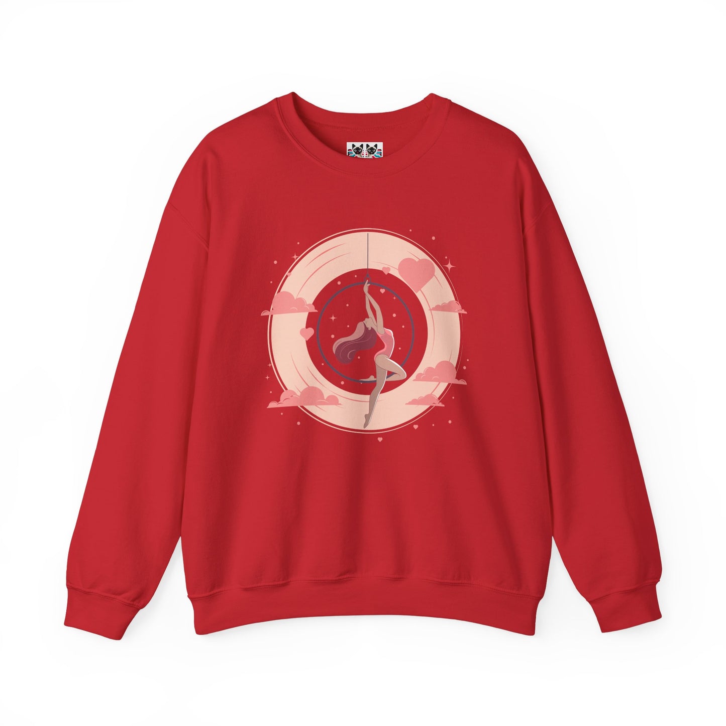 Aerial Hoop Aerialist - Elegant & Artistic Dancer Crewneck Sweatshirt