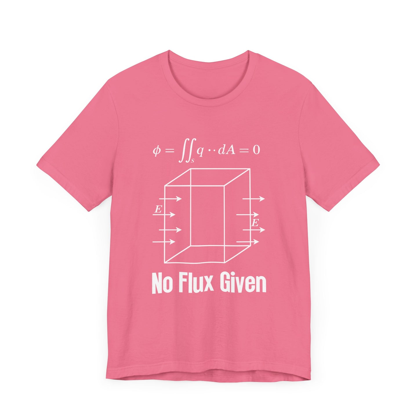No Flux Given Science T-Shirt – Sarcastic Physics Equation Tee