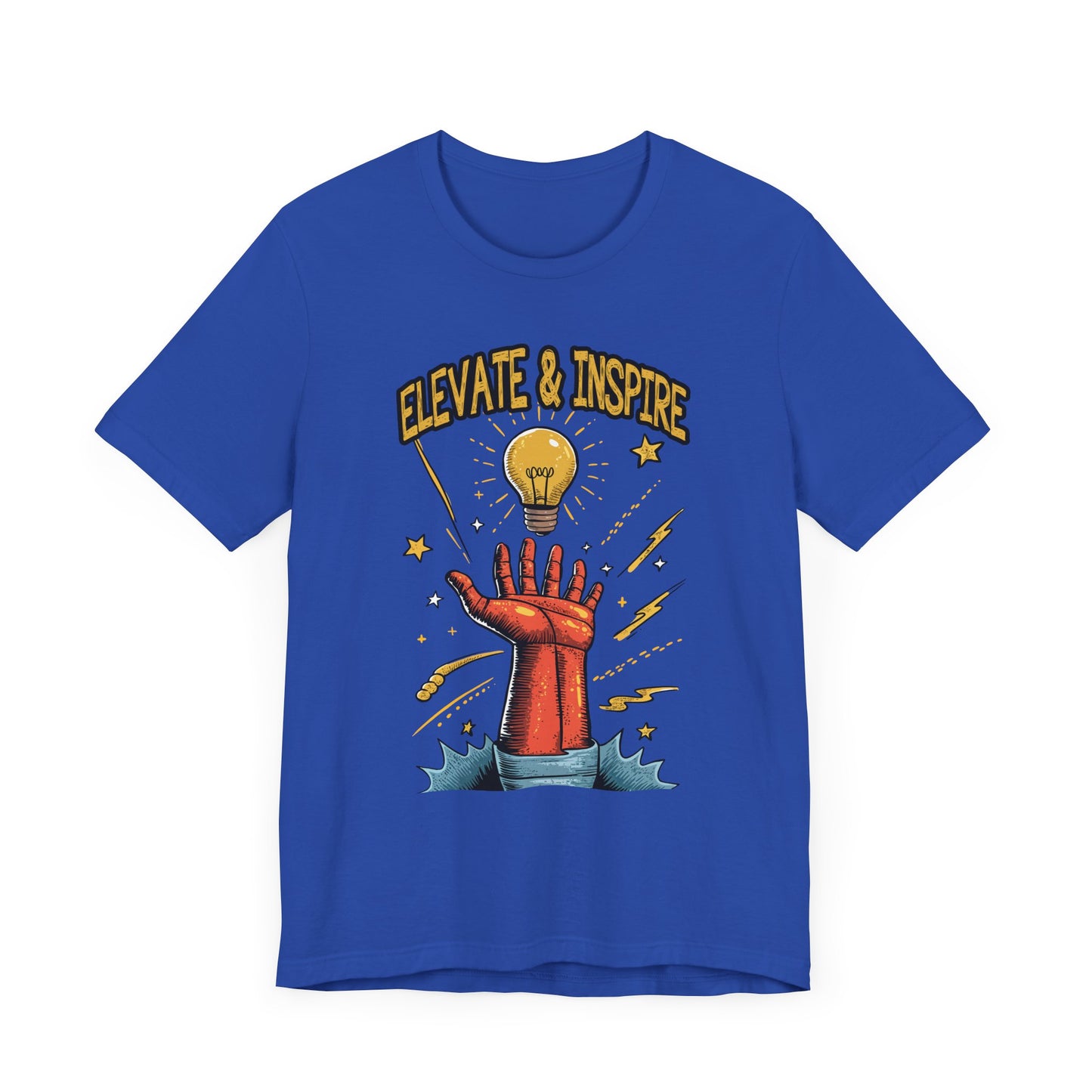 Elevate and Inspire Shirt Motivational Graphic Tee for Leaders Teachers Coaches and Creators Who Lift Others With Energy and Vision