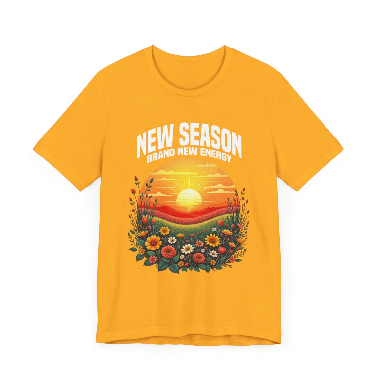 New Season New Energy Tee, Fresh Start Shirt, Spring Reset Top, Personal Growth Tee, Motivational Mood Tee