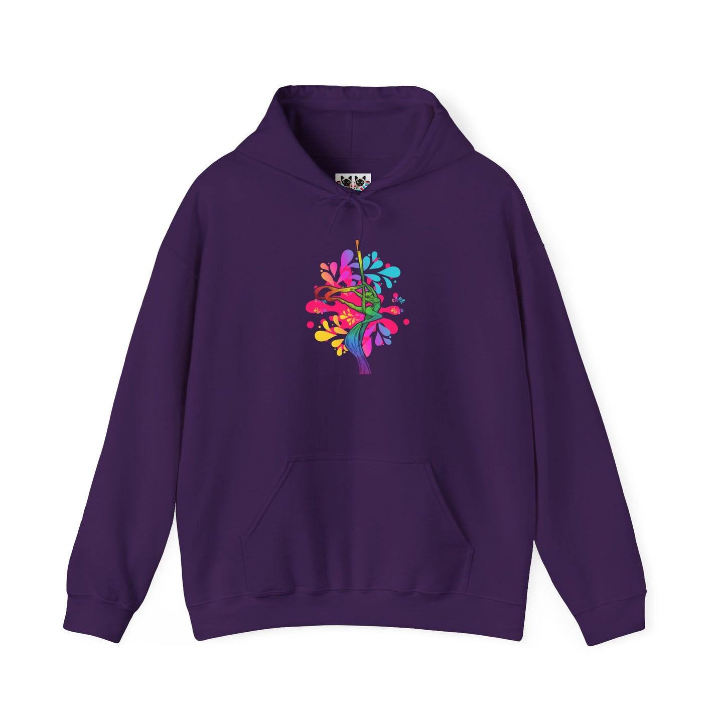 Aerialist Silks Rainbow - Colorful Circus & Dance Hoodie