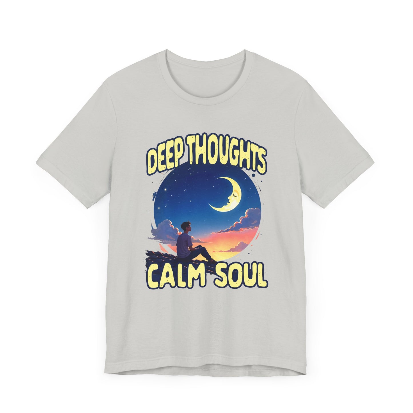 Midnight Thoughts Shirt Deep Thinker Aesthetic Tee for Overthinkers Night Owls Poets and Anyone Whose Mind Comes Alive After Dark
