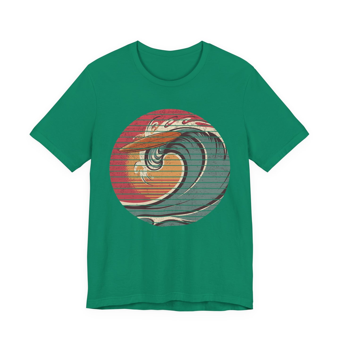 Ride the Wave – Surfboard & Sun Adventure Graphic T-Shirt