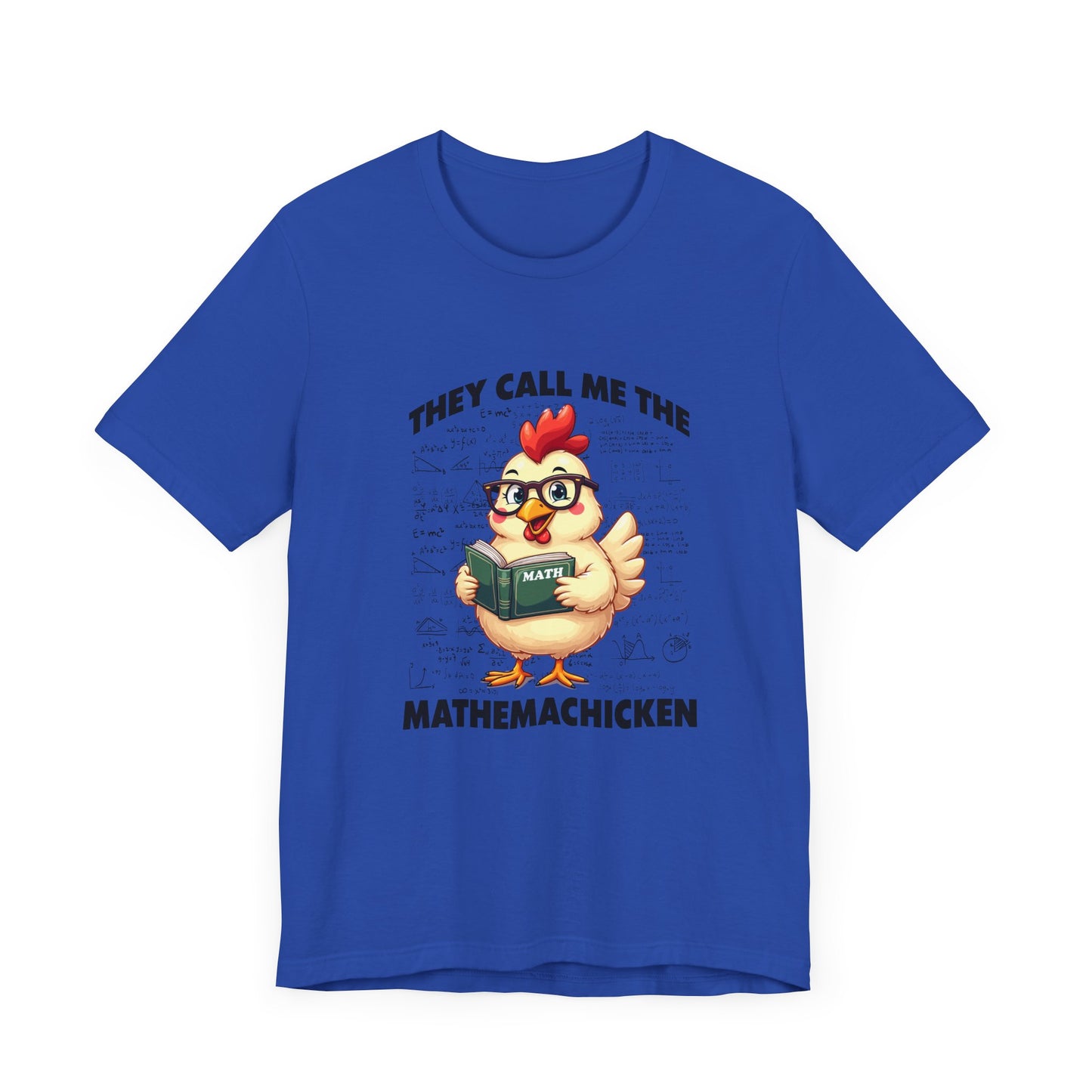 Math Lover Chicken T-Shirt – Geeky Poultry and Equations Design
