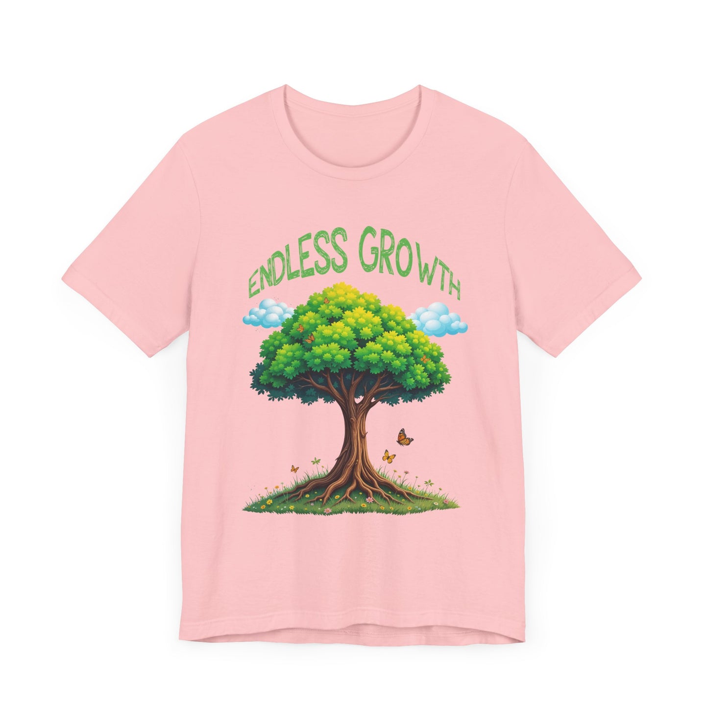 Endless Growth | Inspirational Tree & Butterfly T-Shirt