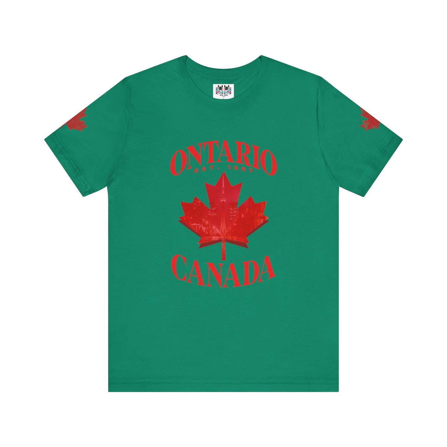 Ontario Skyline Maple Leaf T-Shirt