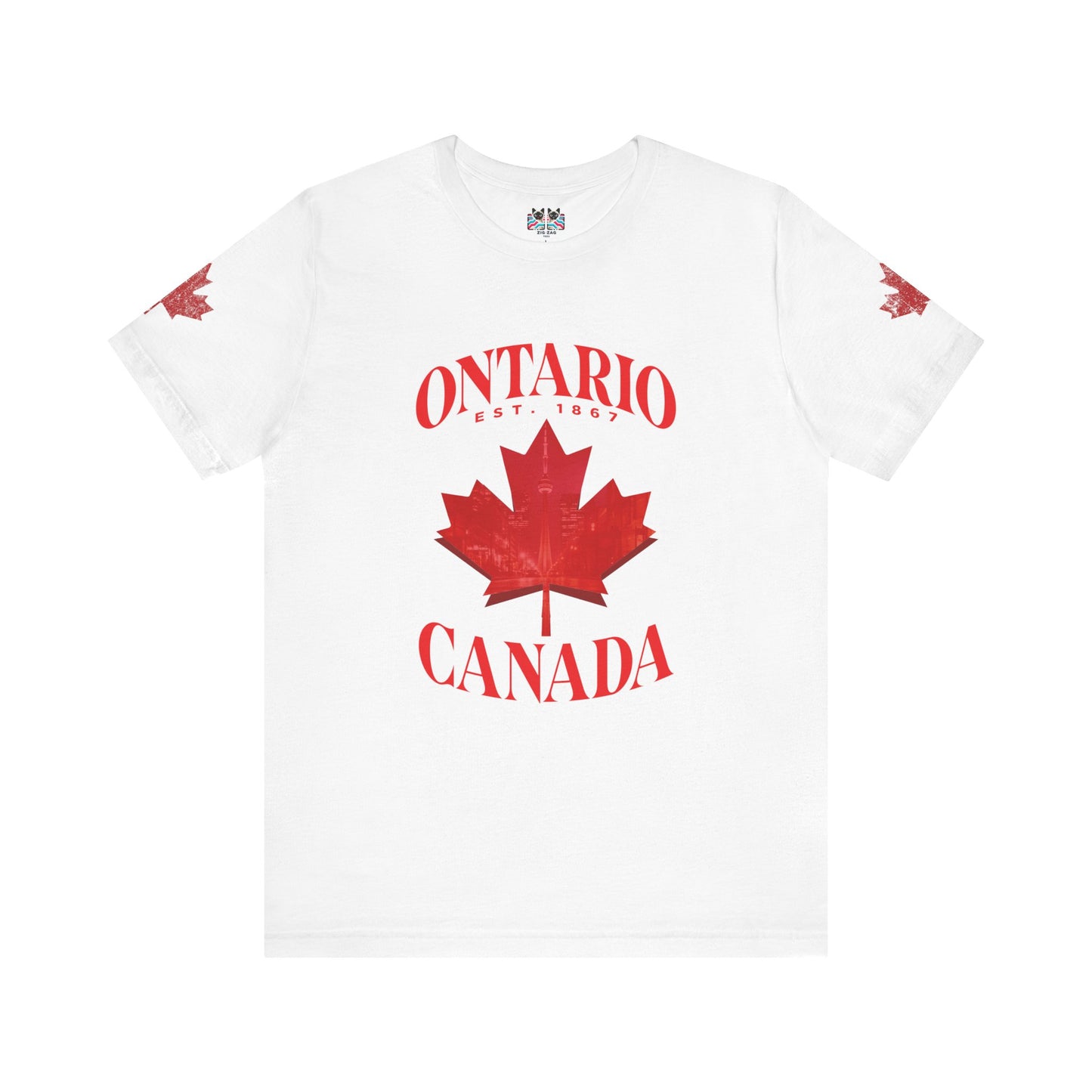 Ontario Skyline Maple Leaf T-Shirt