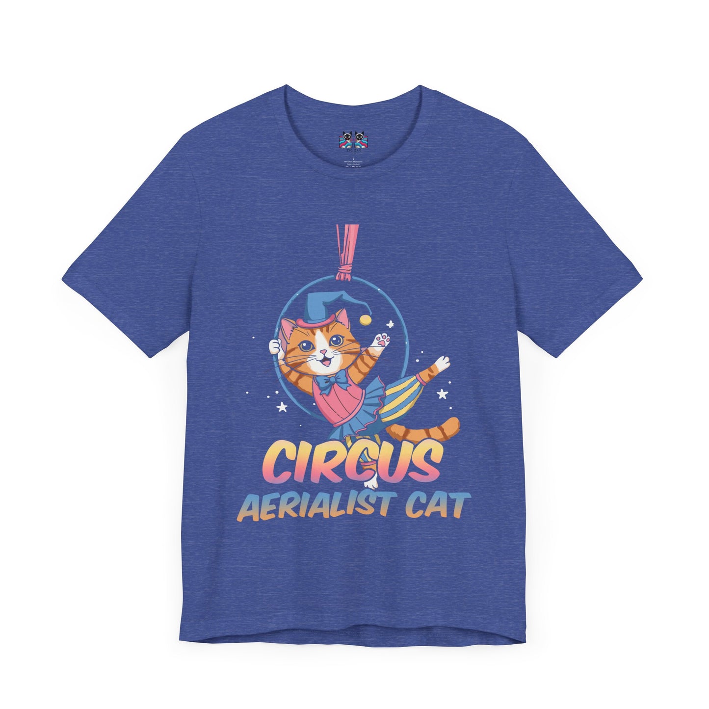 Circus Aerialist Cat - Cute and Funny Performer T-Shirt