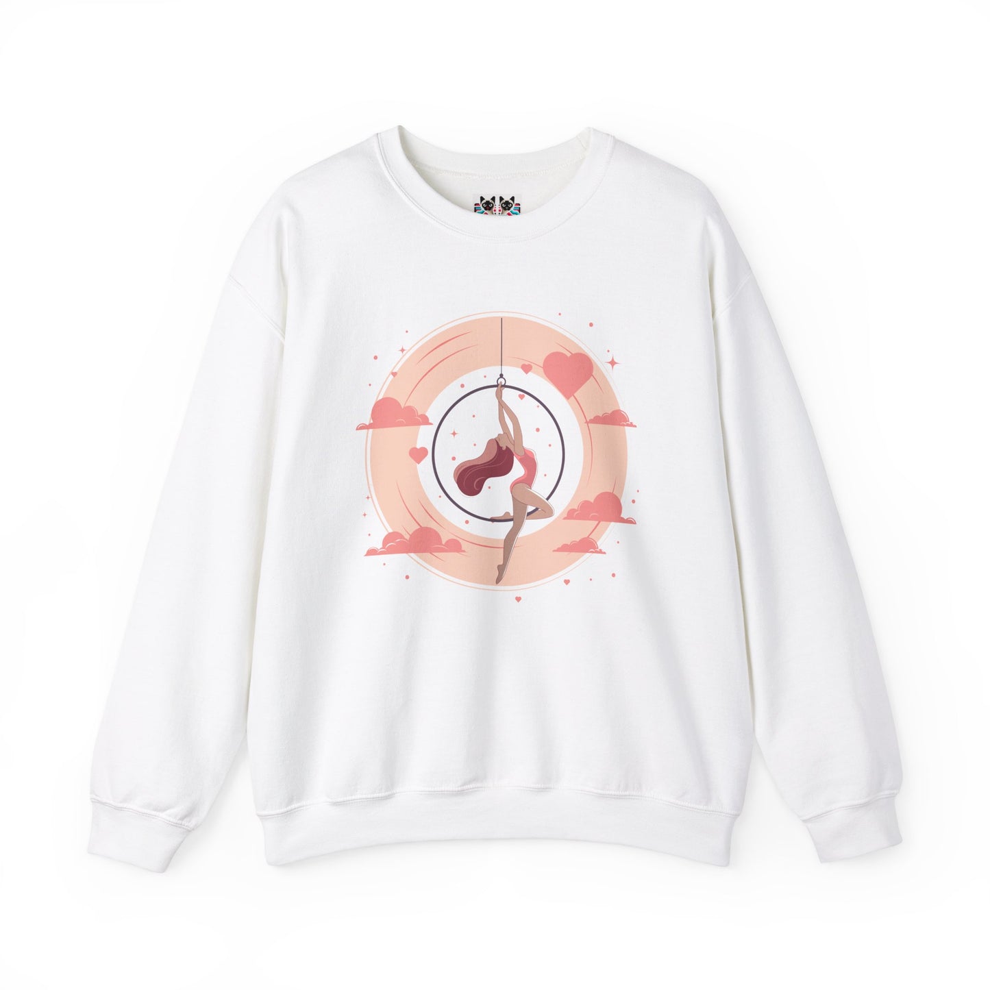 Aerial Hoop Aerialist - Elegant & Artistic Dancer Crewneck Sweatshirt