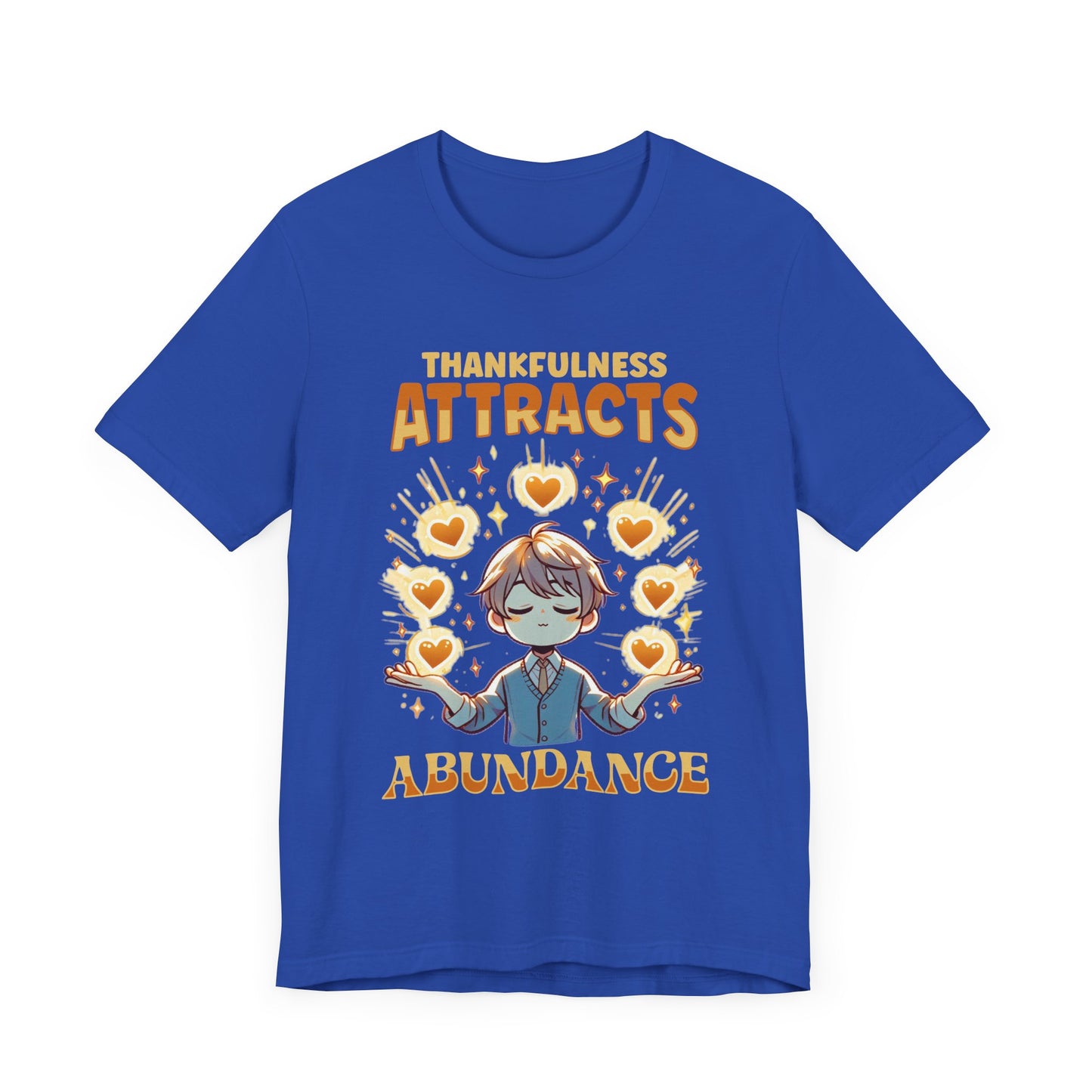 Thankfulness Attracts Abundance | Gratitude & Positivity T-Shirt