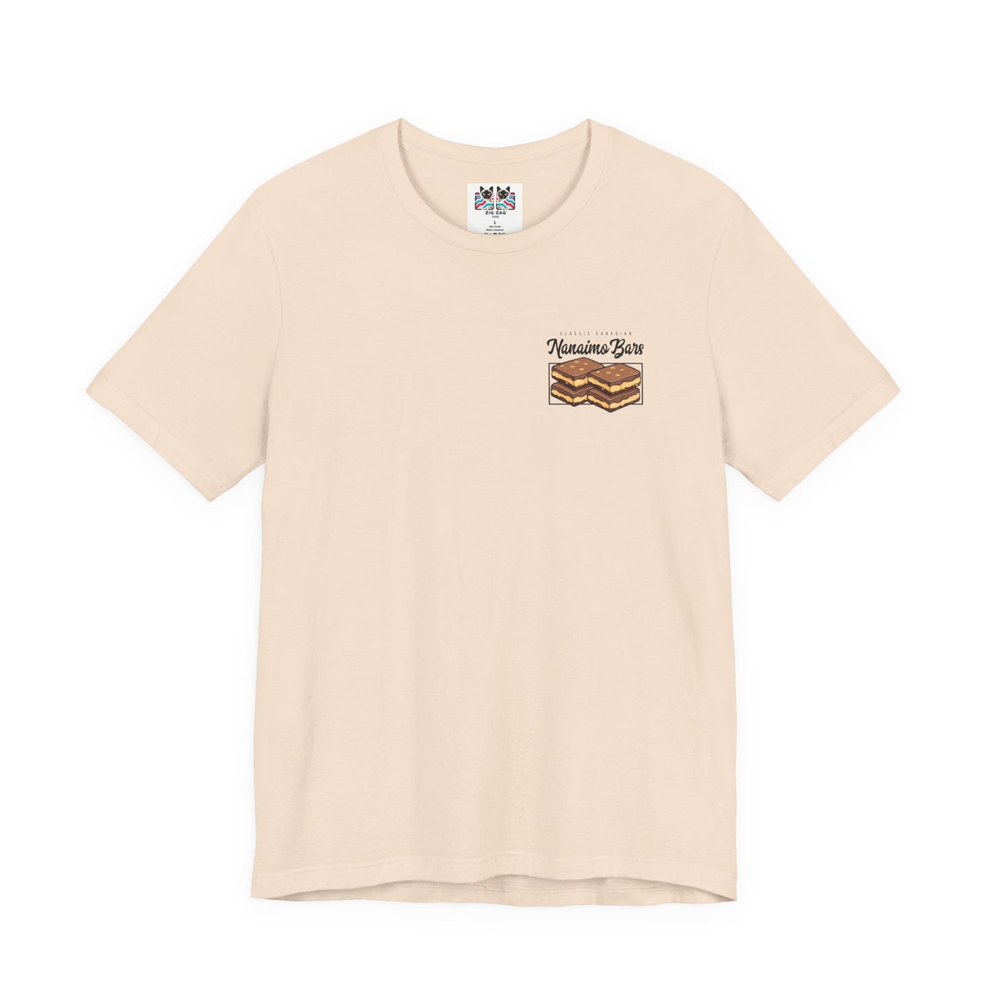 Classic Canadian Nanaimo Bars T-Shirt – Featuring Iconic Dessert & Ingredient Graphic