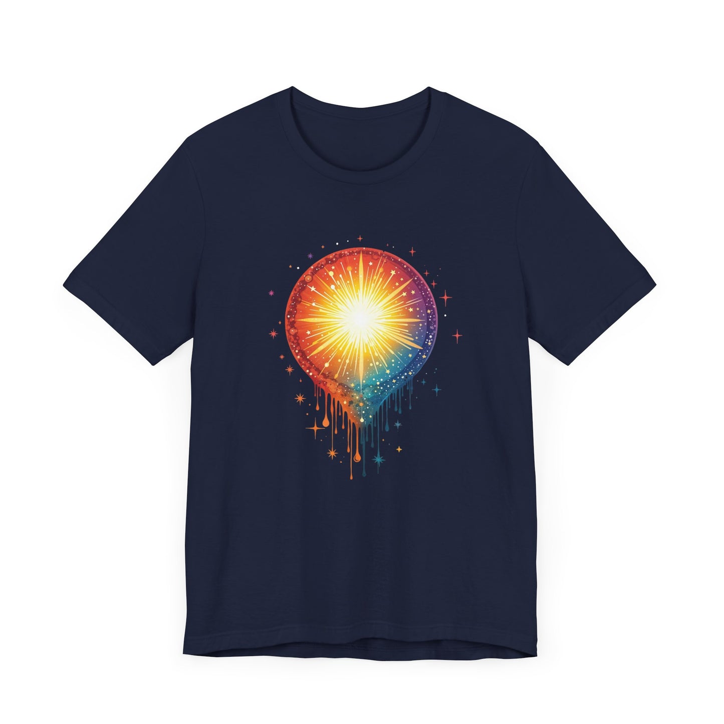 Colorful Aura Drip – Vibrant Spiritual Energy Graphic T-Shirt