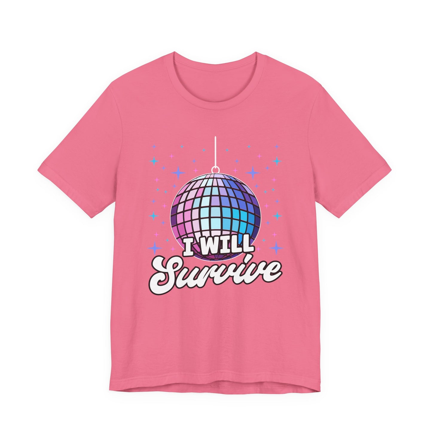 I Will Survive Disco Ball T-Shirt – Retro Party Dance Floor Graphic Tee