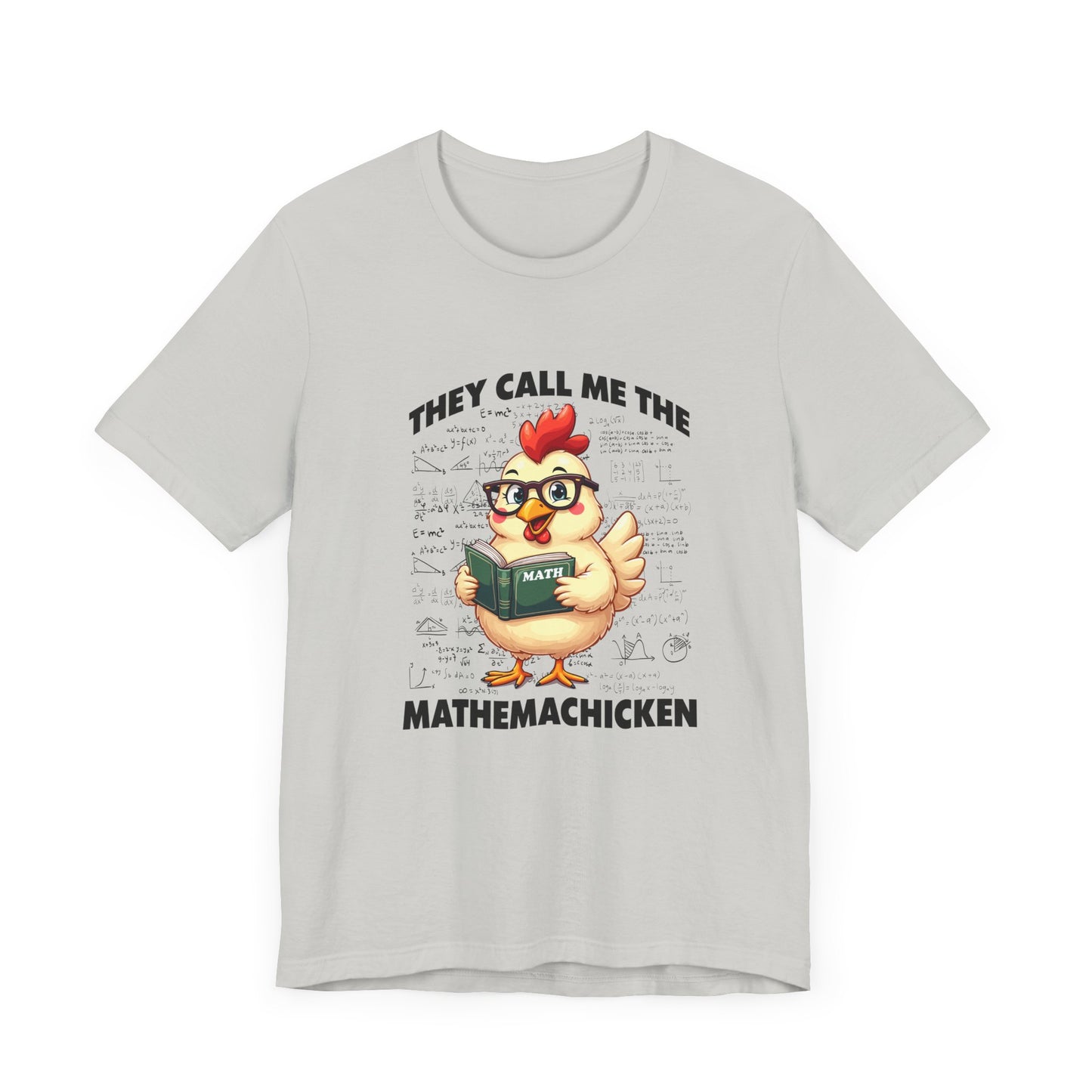 Math Lover Chicken T-Shirt – Geeky Poultry and Equations Design