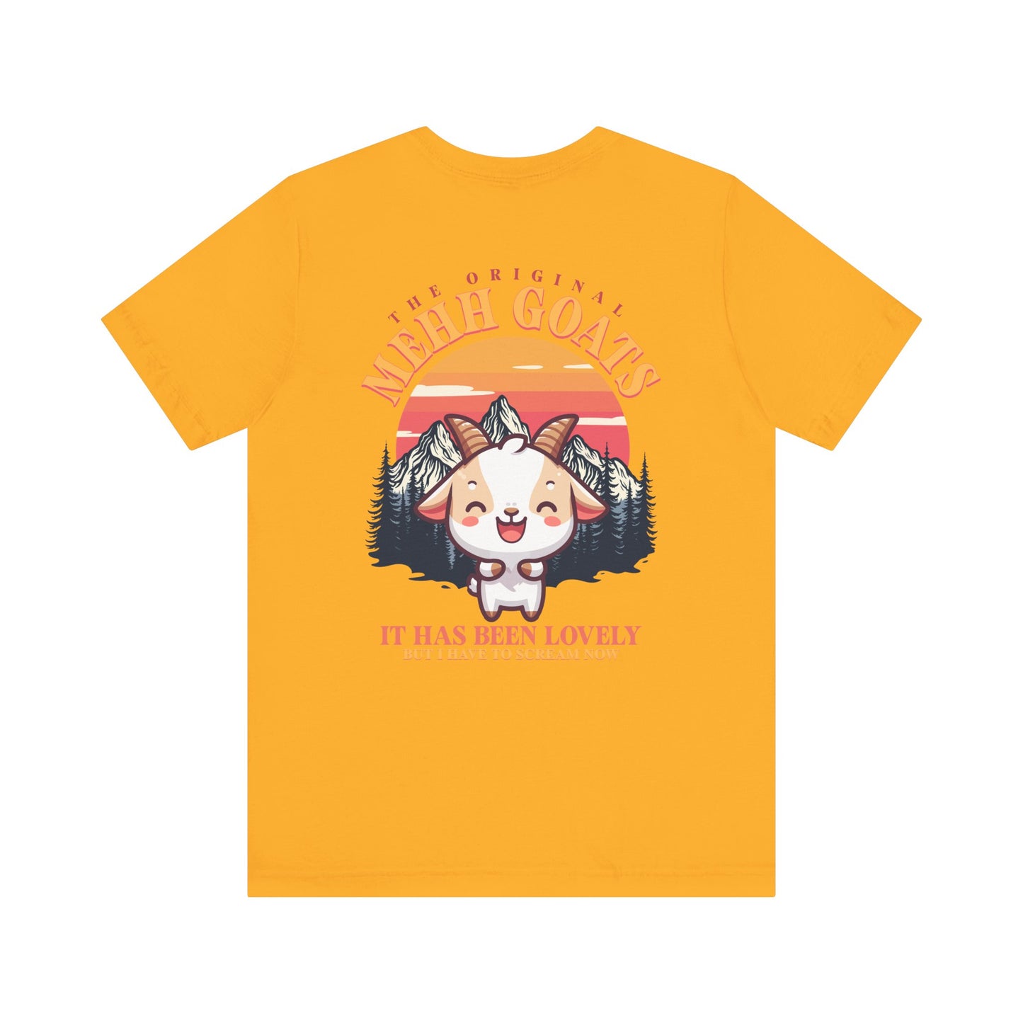 The Original MEHH GOATS Happy Laughing Goat T-Shirt