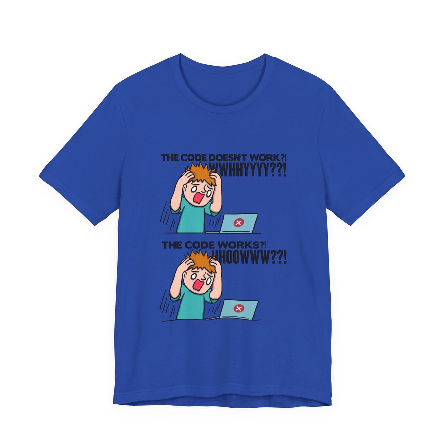 Code Works Confusion Funny Programmer T-Shirt