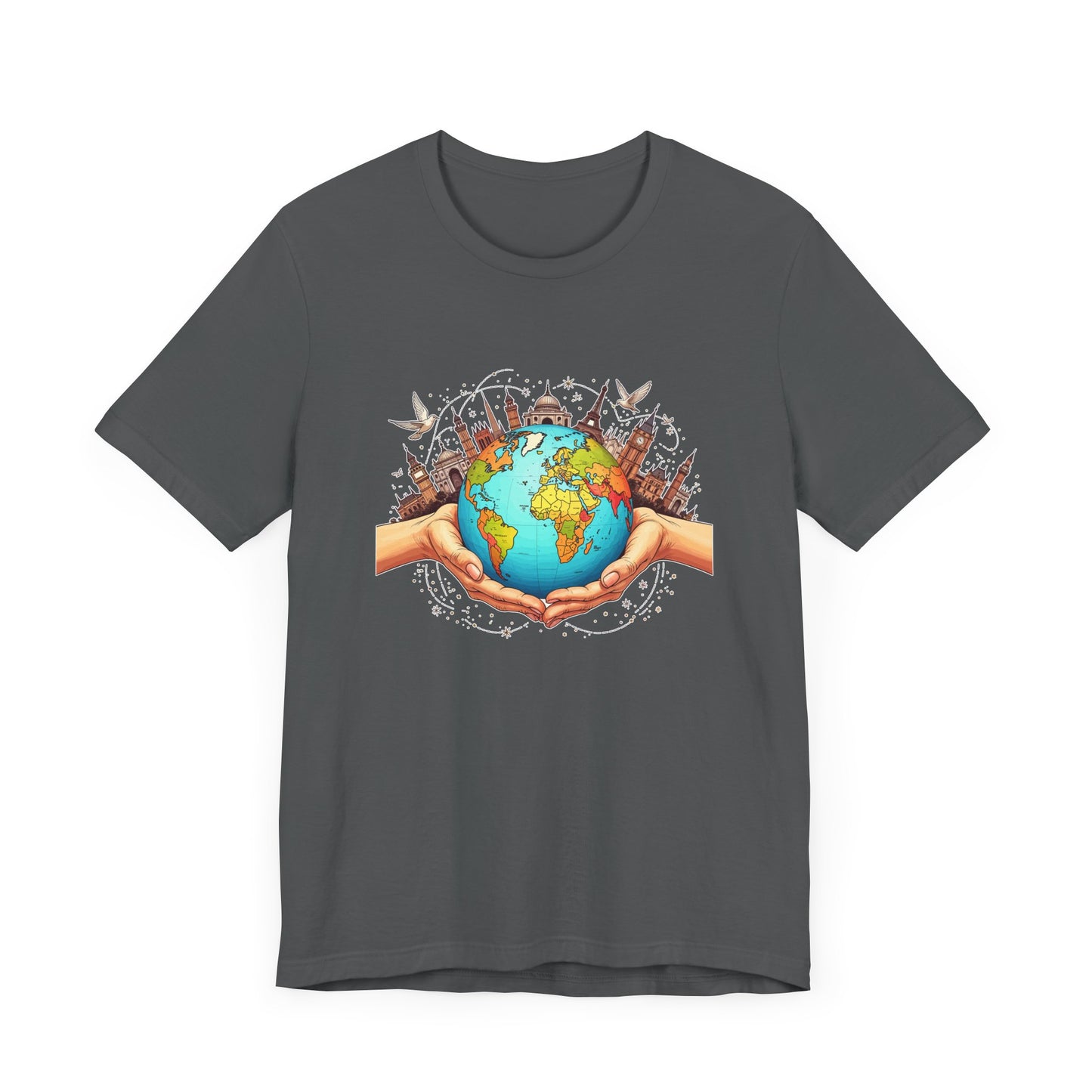 Beyond Borders Shirt Global Connection Graphic Tee for World Travelers Humanitarians and Dreamers Who Believe in Unity Without Walls