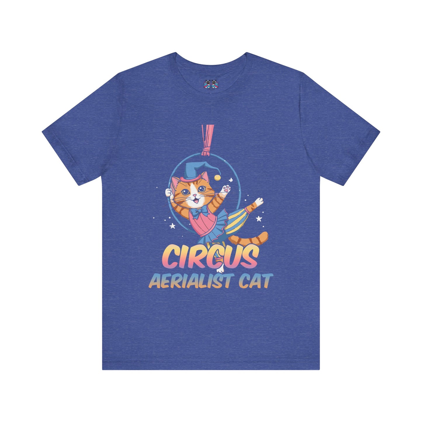 Circus Aerialist Cat - Cute and Funny Performer T-Shirt