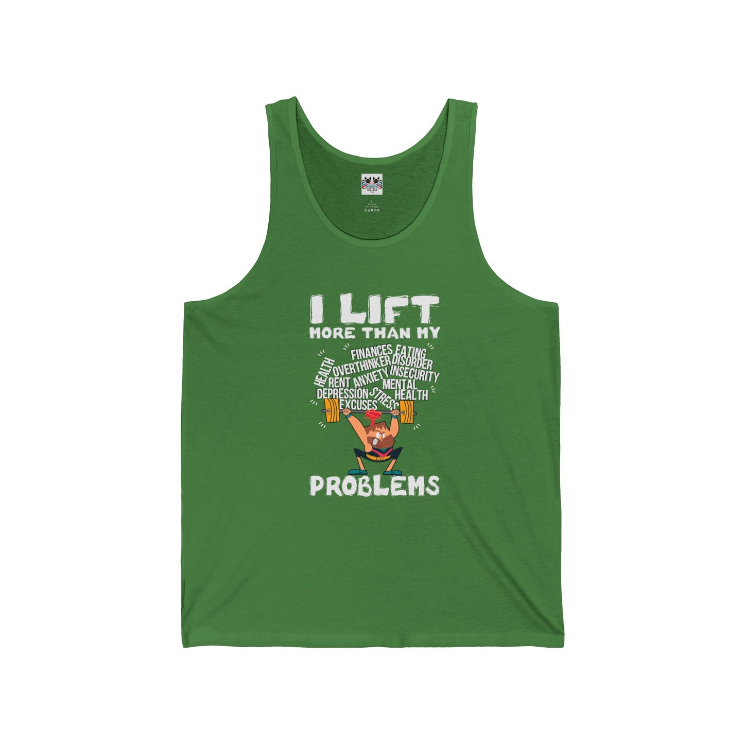 I Lift More Than My Problems - Motivational Weightlifting Tank Top