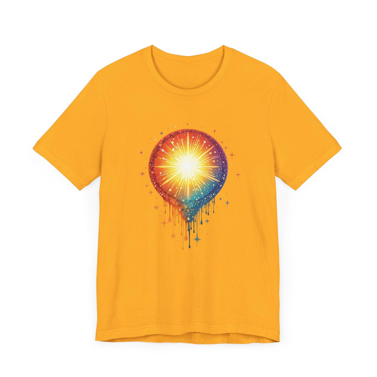 Colorful Aura Drip – Vibrant Spiritual Energy Graphic T-Shirt