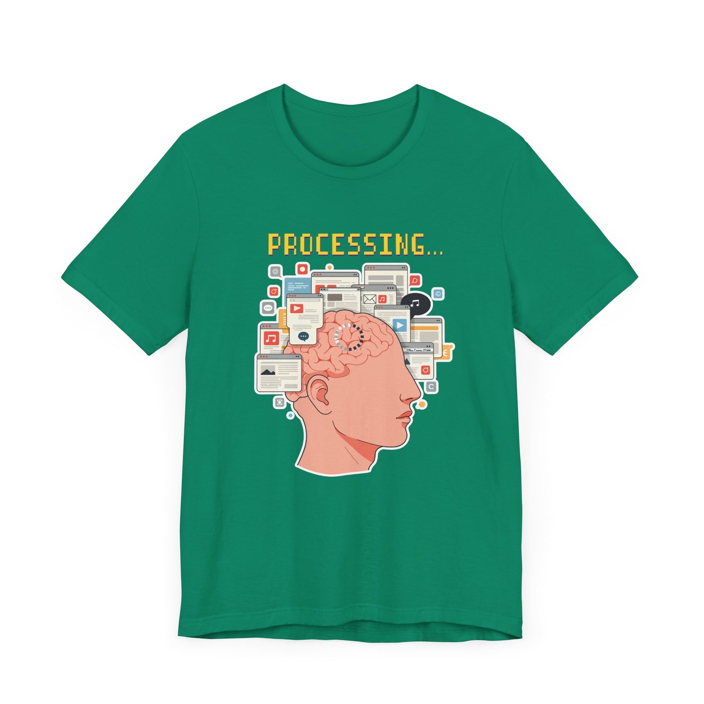 My Brain Has Too Many Tabs Open Tee, Mental Overload Shirt, Funny Multitask Graphic Tee, Chaotic Mind Humor Top, Relatable Gift