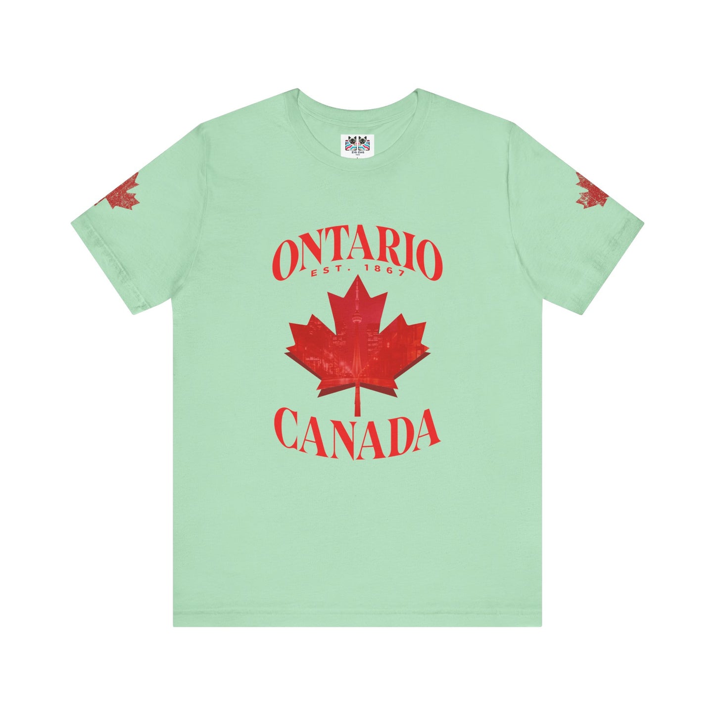 Ontario Skyline Maple Leaf T-Shirt