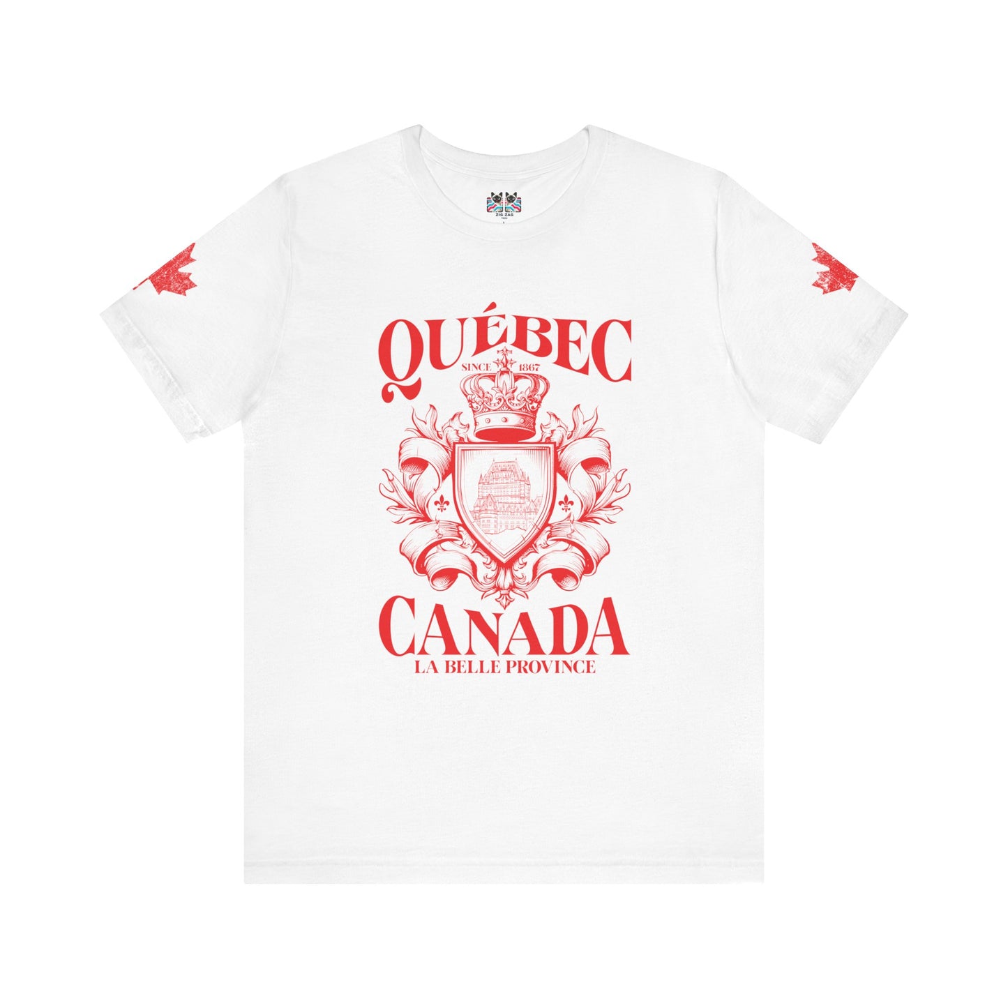 Québec La Belle Province Crest Canada T-Shirt
