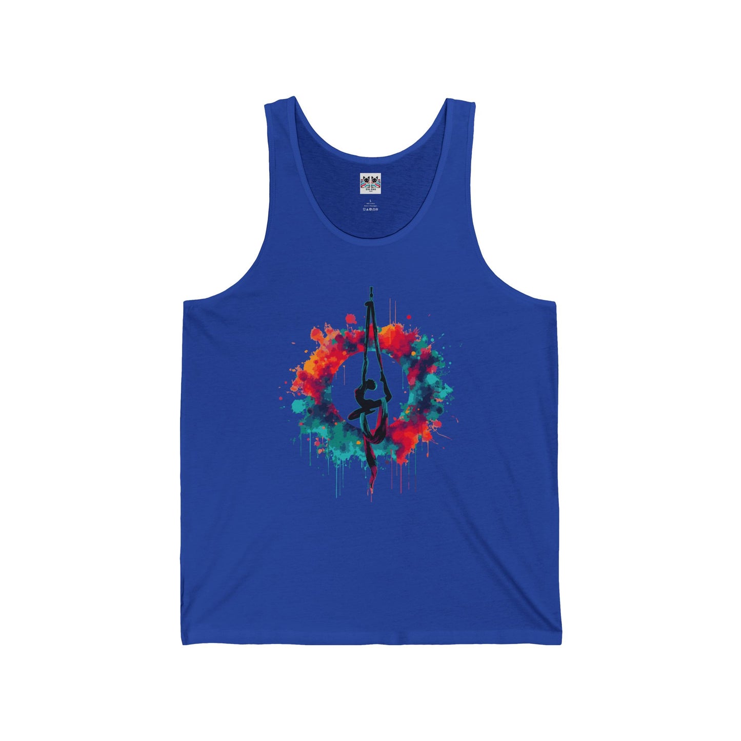 Aerialist Colorsplash - Vibrant Aerial Yoga & Dance Tank Top