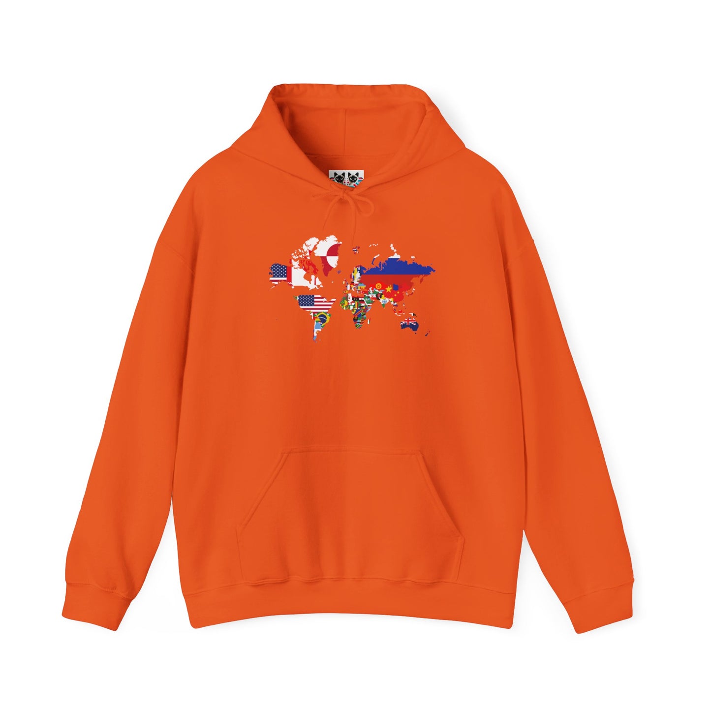 World Map Country Flags - Travel & Wanderlust Hoodie