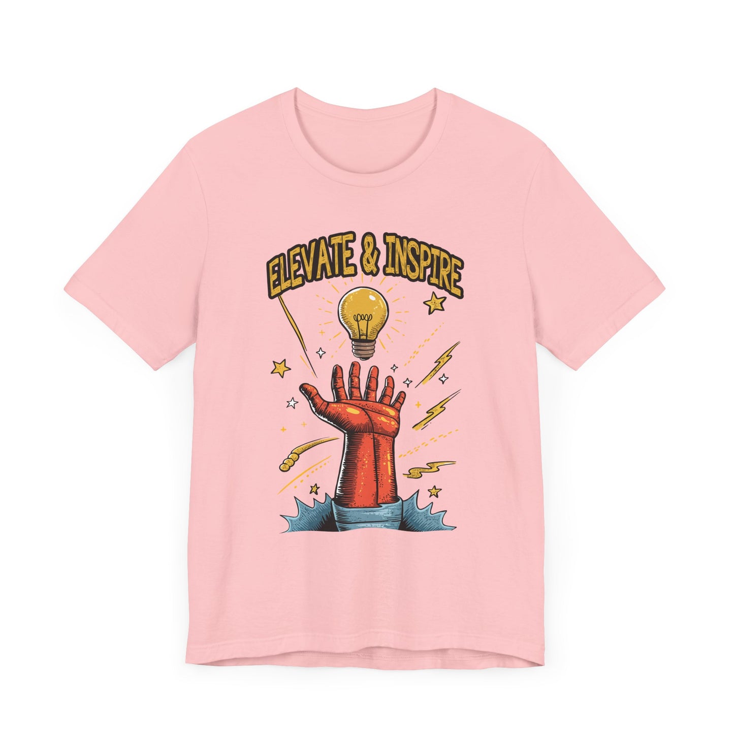 Elevate and Inspire Shirt Motivational Graphic Tee for Leaders Teachers Coaches and Creators Who Lift Others With Energy and Vision