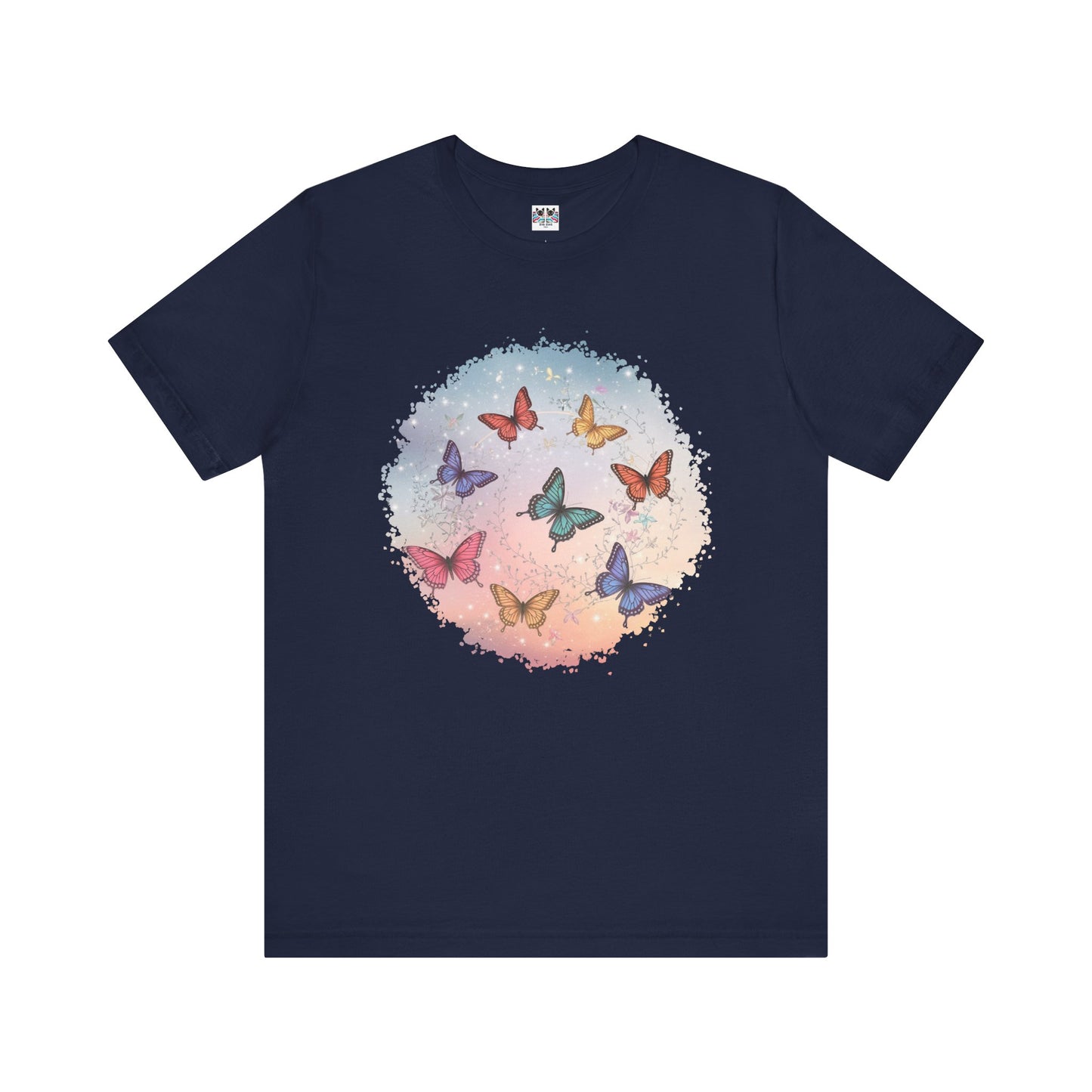 Butterfly Ballet Spiral Graphic T-Shirt