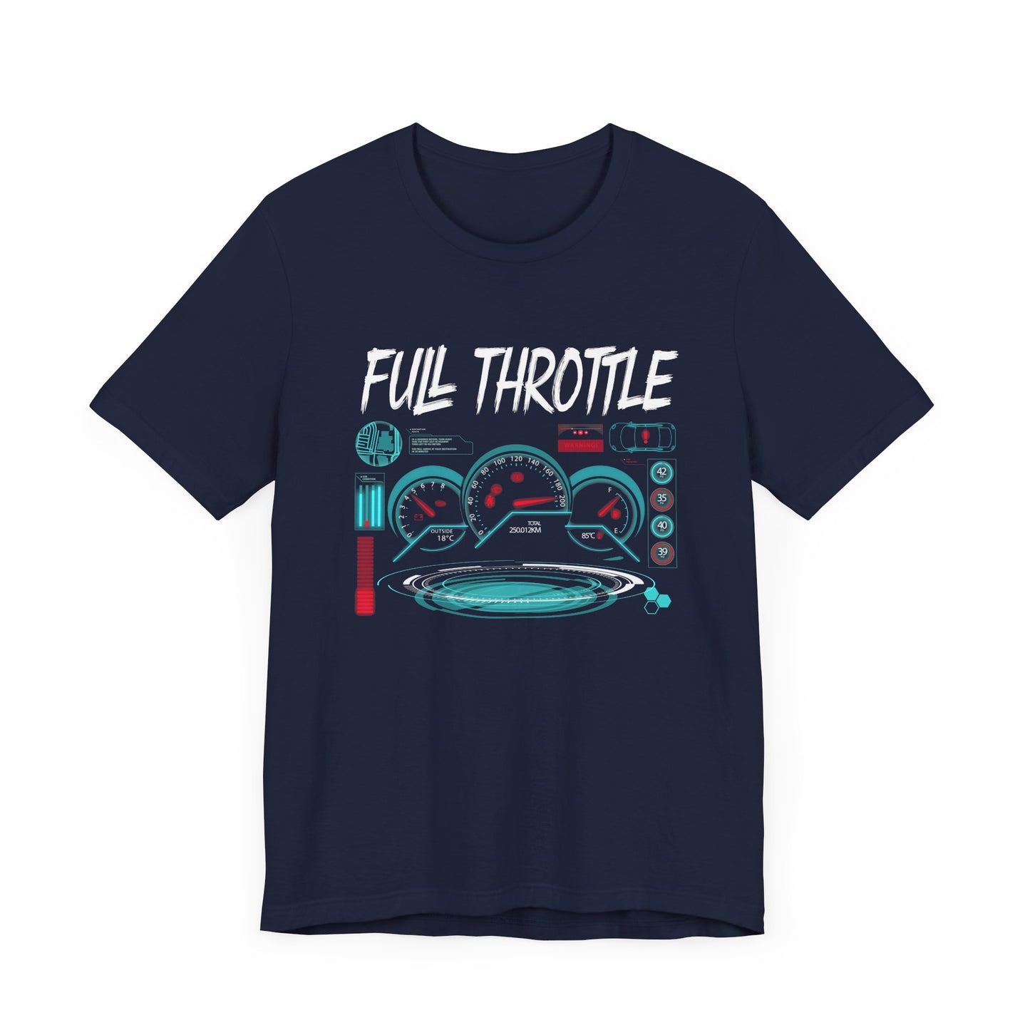 Speedometer Maxed Out Racing Tee for Athletes Who Burn Tracks Push Limits and Move Too Fast for Anything but First Place