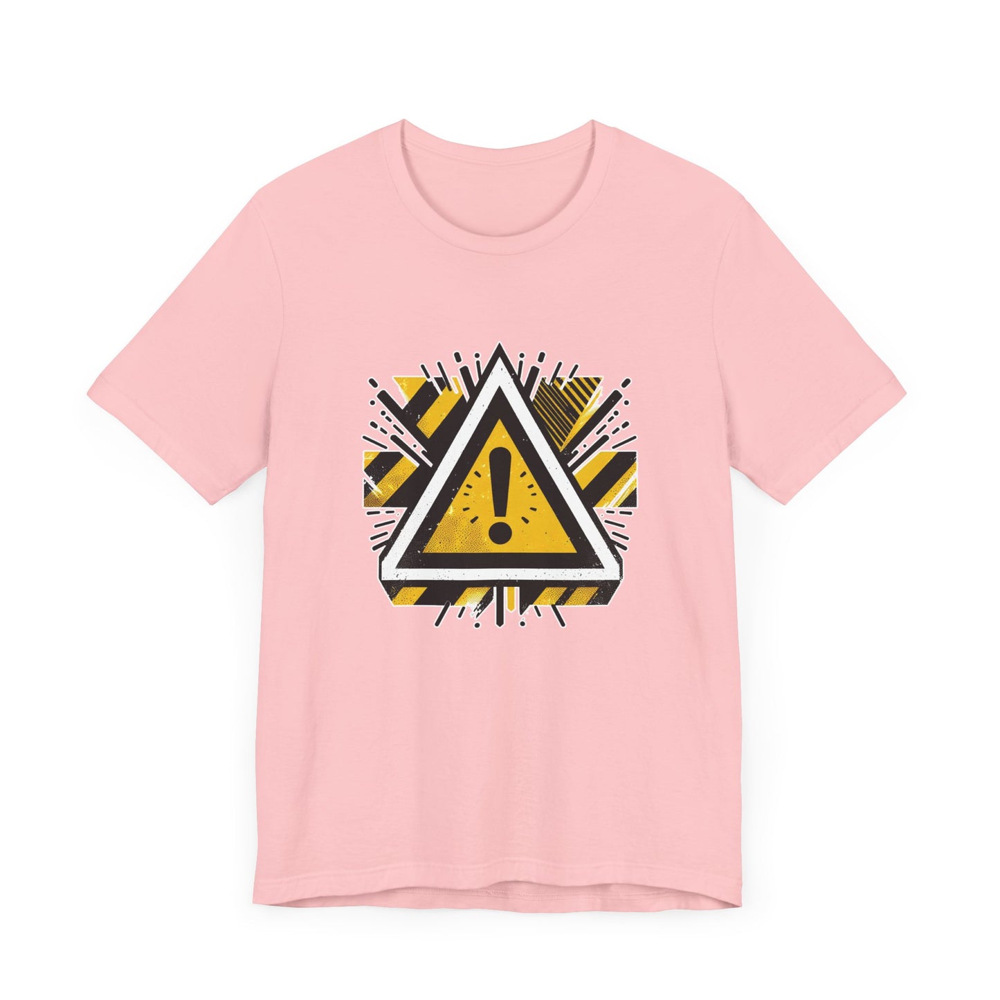 Abstract Warning | Modern Warning Symbol Graphic T-Shirt
