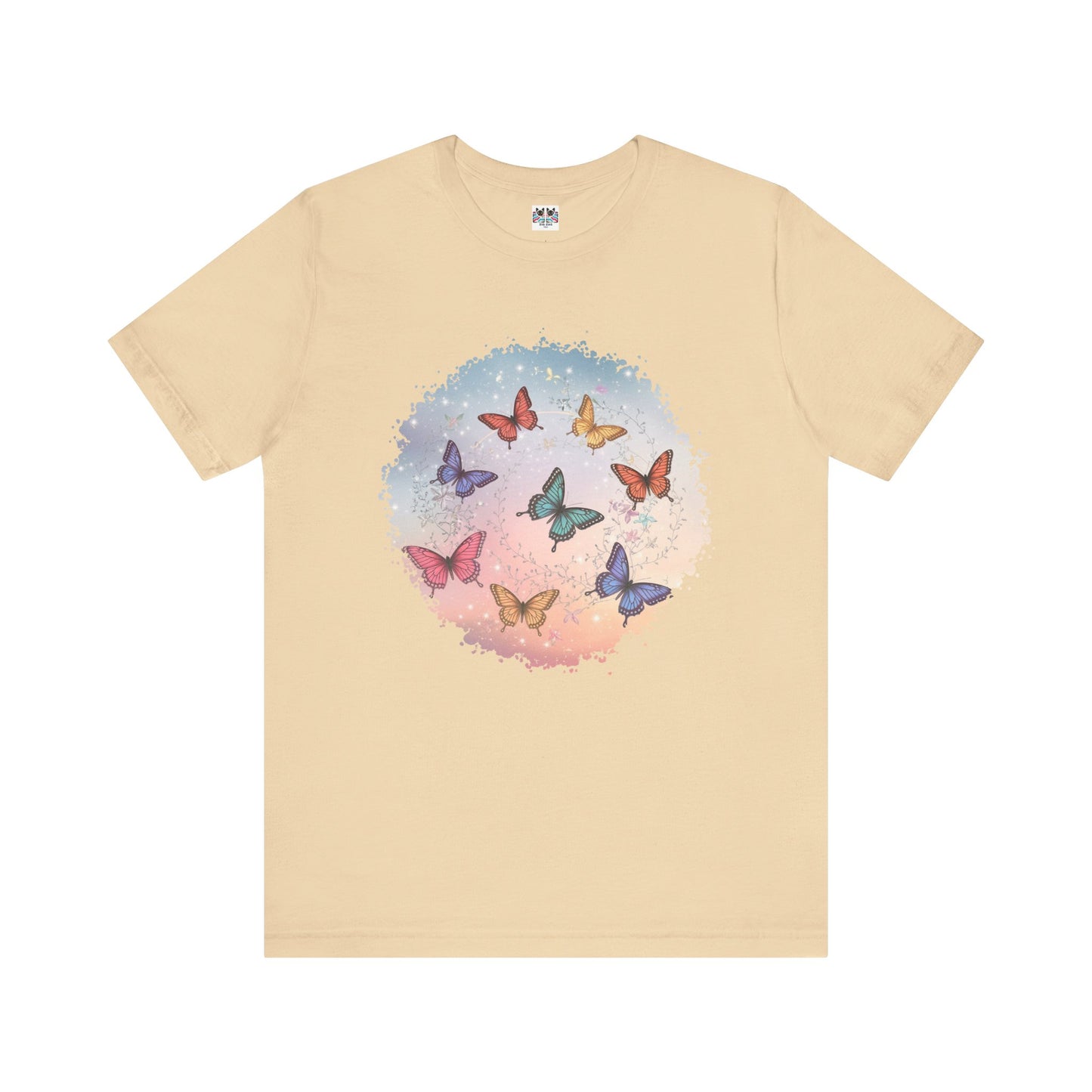 Butterfly Ballet Spiral Graphic T-Shirt