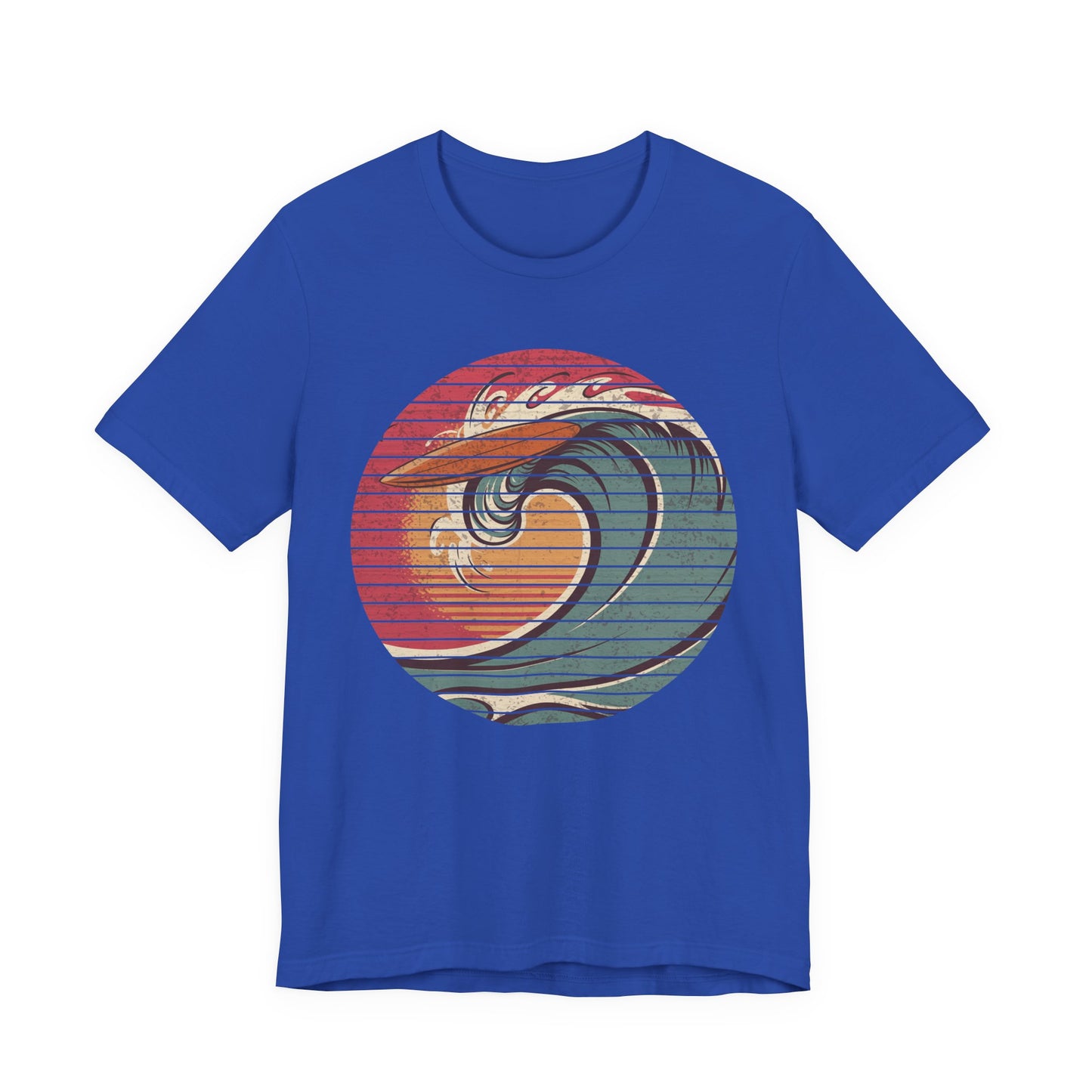 Ride the Wave – Surfboard & Sun Adventure Graphic T-Shirt