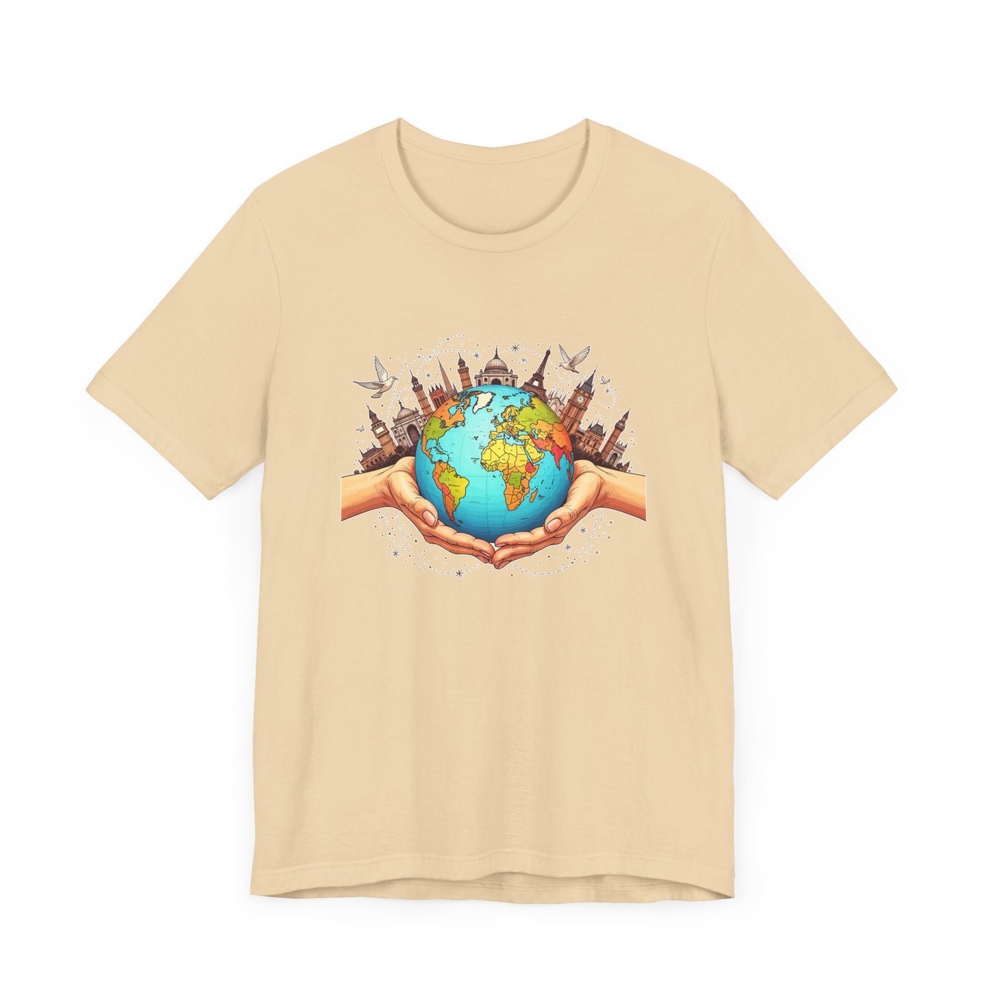 Beyond Borders Shirt Global Connection Graphic Tee for World Travelers Humanitarians and Dreamers Who Believe in Unity Without Walls