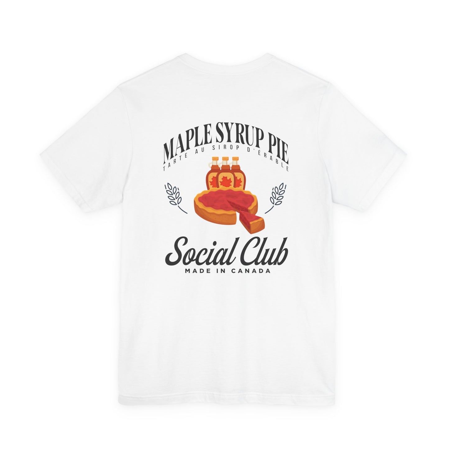Maple Syrup Pie T-Shirt – Featuring Classic Canadian Dessert Graphic