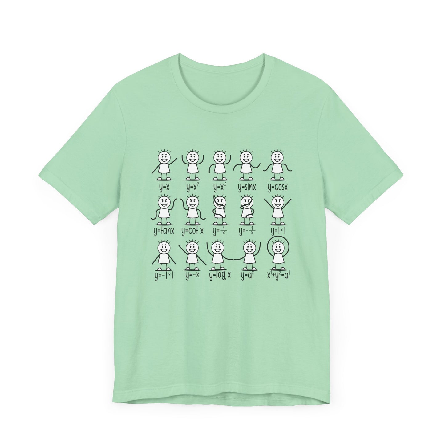 Trigonometry in Action Shirt – Stick Figure Math Humor