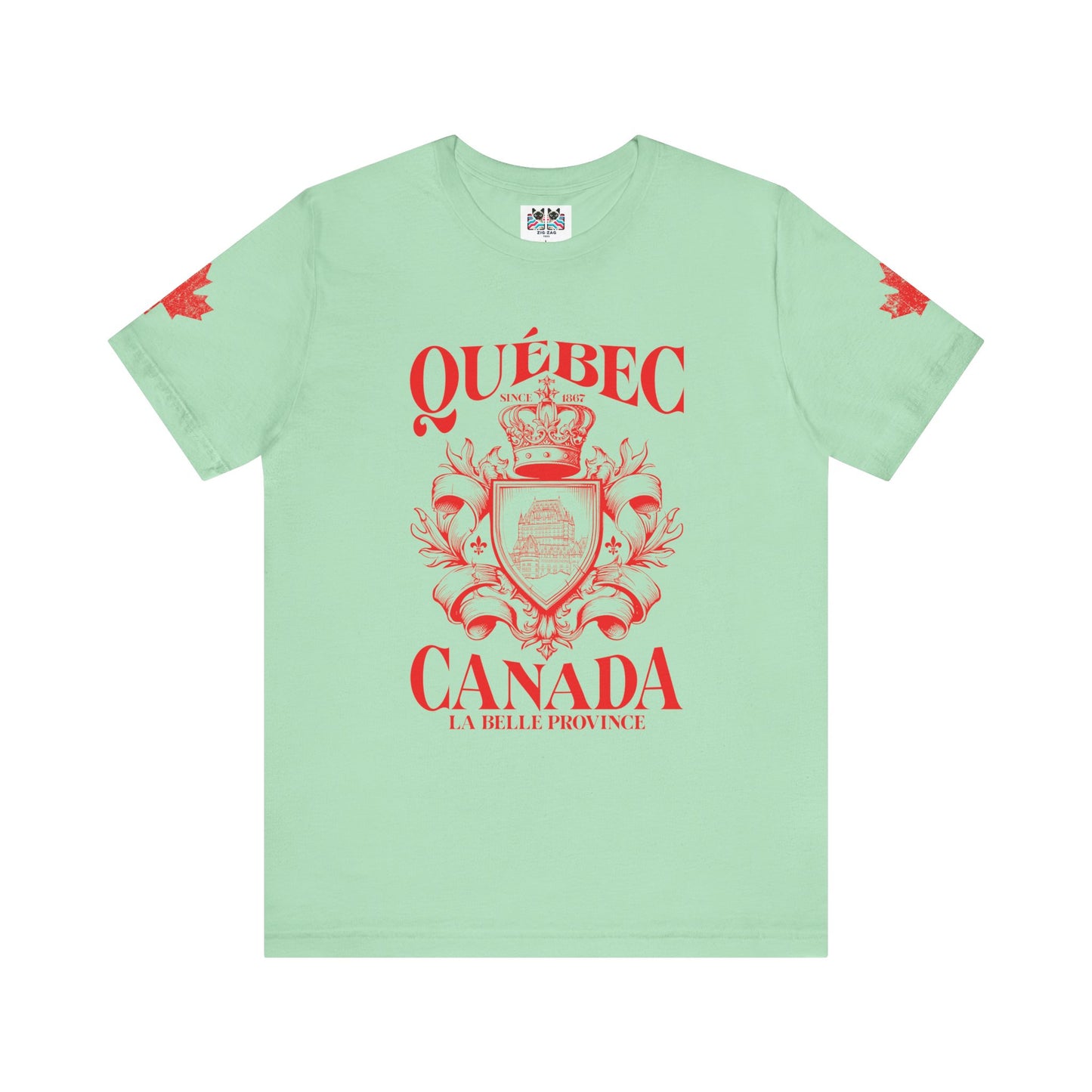 Québec La Belle Province Crest Canada T-Shirt