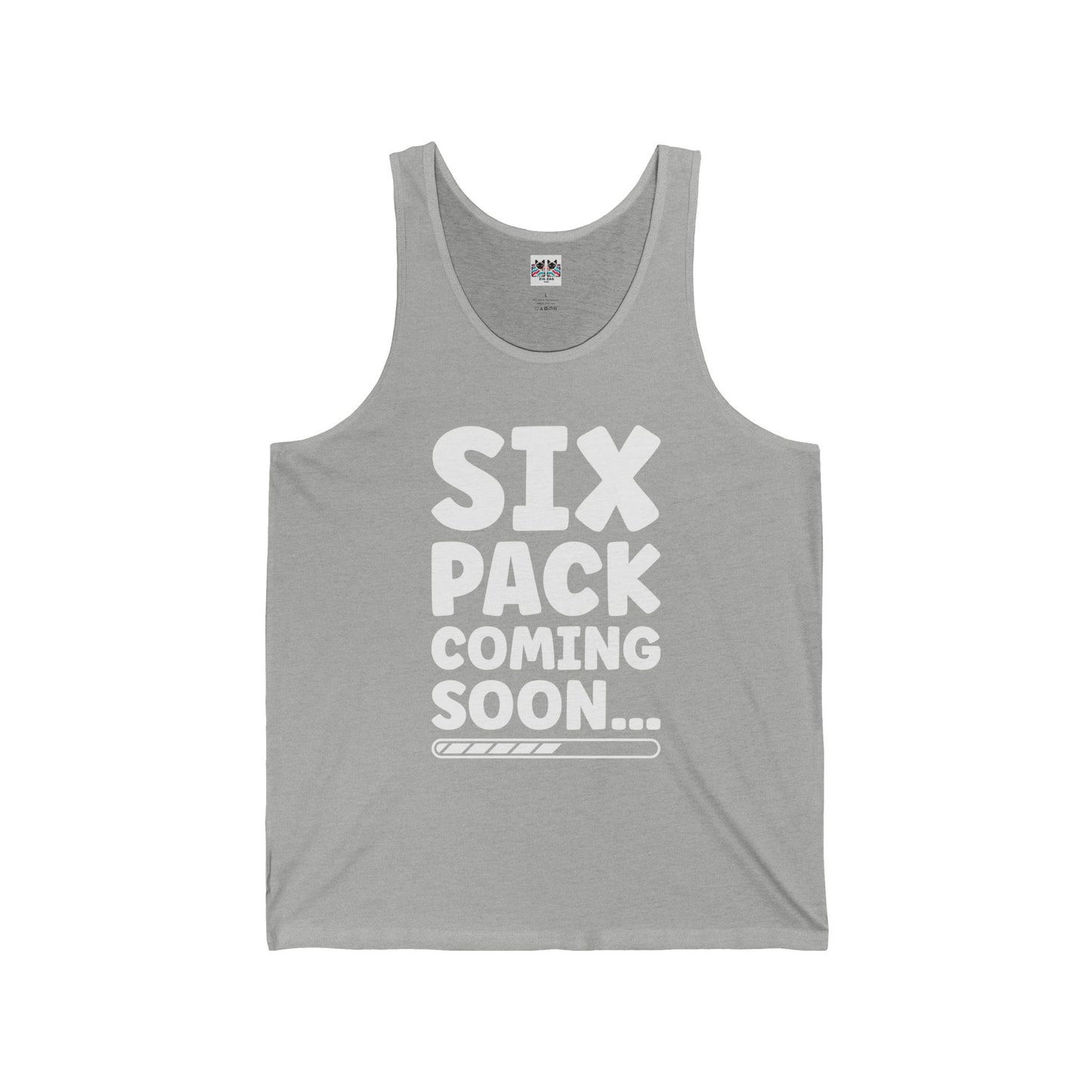 Six Pack Coming Soon - Funny Workout Gym Tank Top