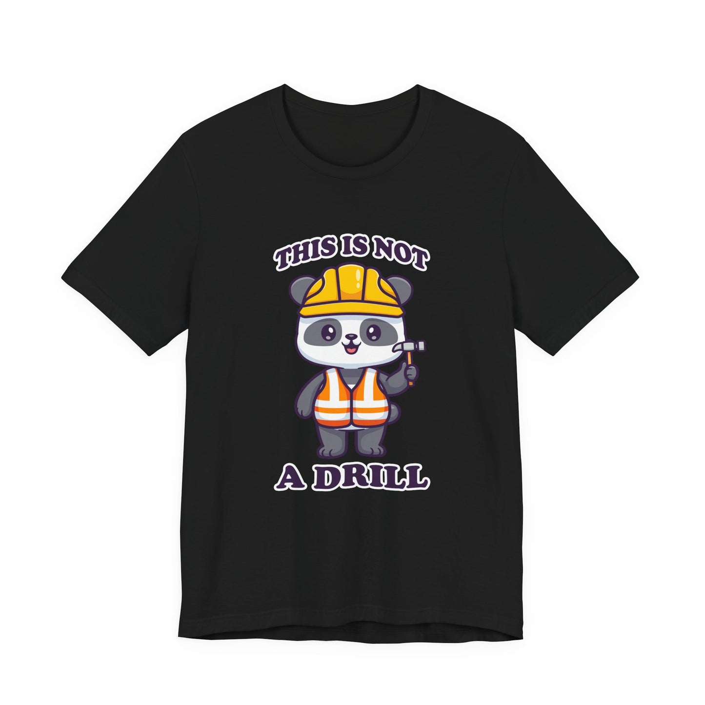 This Is Not a Drill T-Shirt – Cute Puppy Construction Worker Graphic Tee