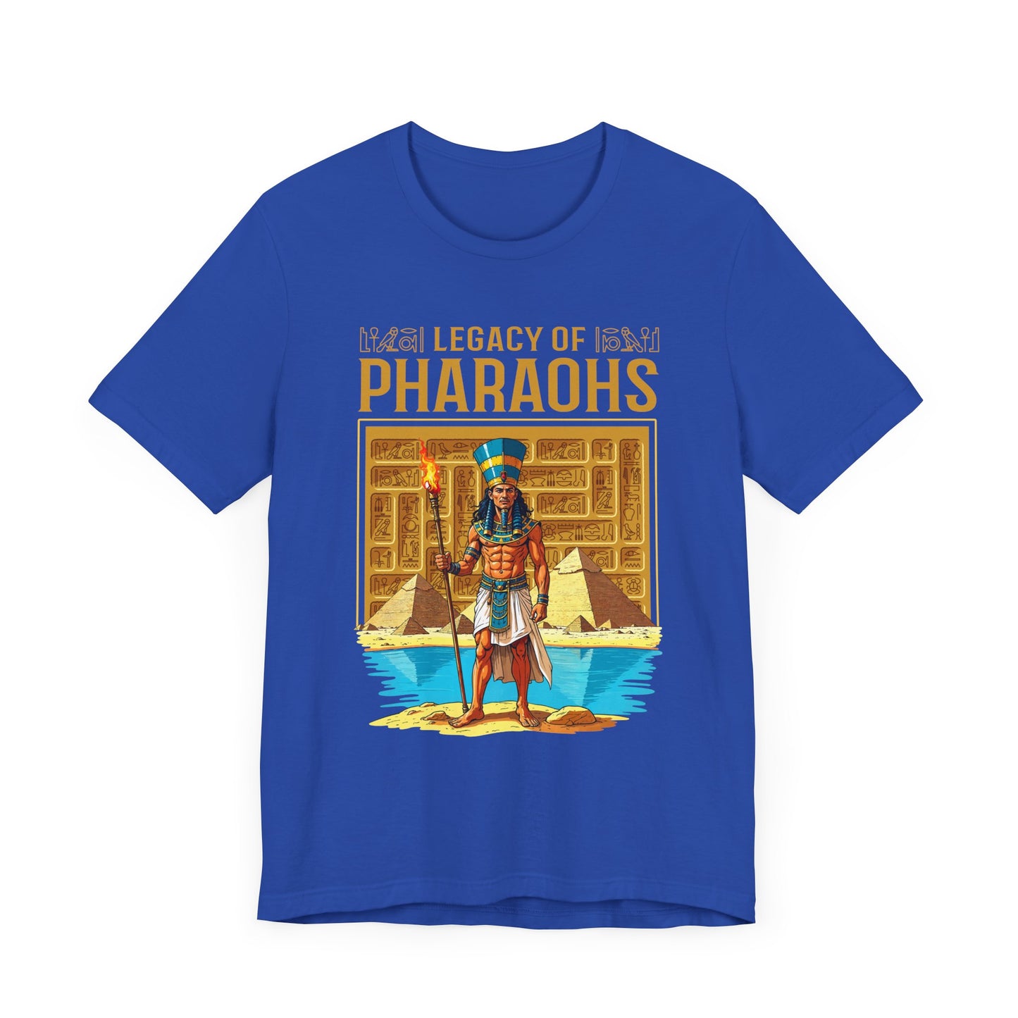 Legacy of Pharaohs Tee, Egyptian History Shirt, Ancient Kings Graphic Tee, Pyramid Power Top, Royal Heritage Gift