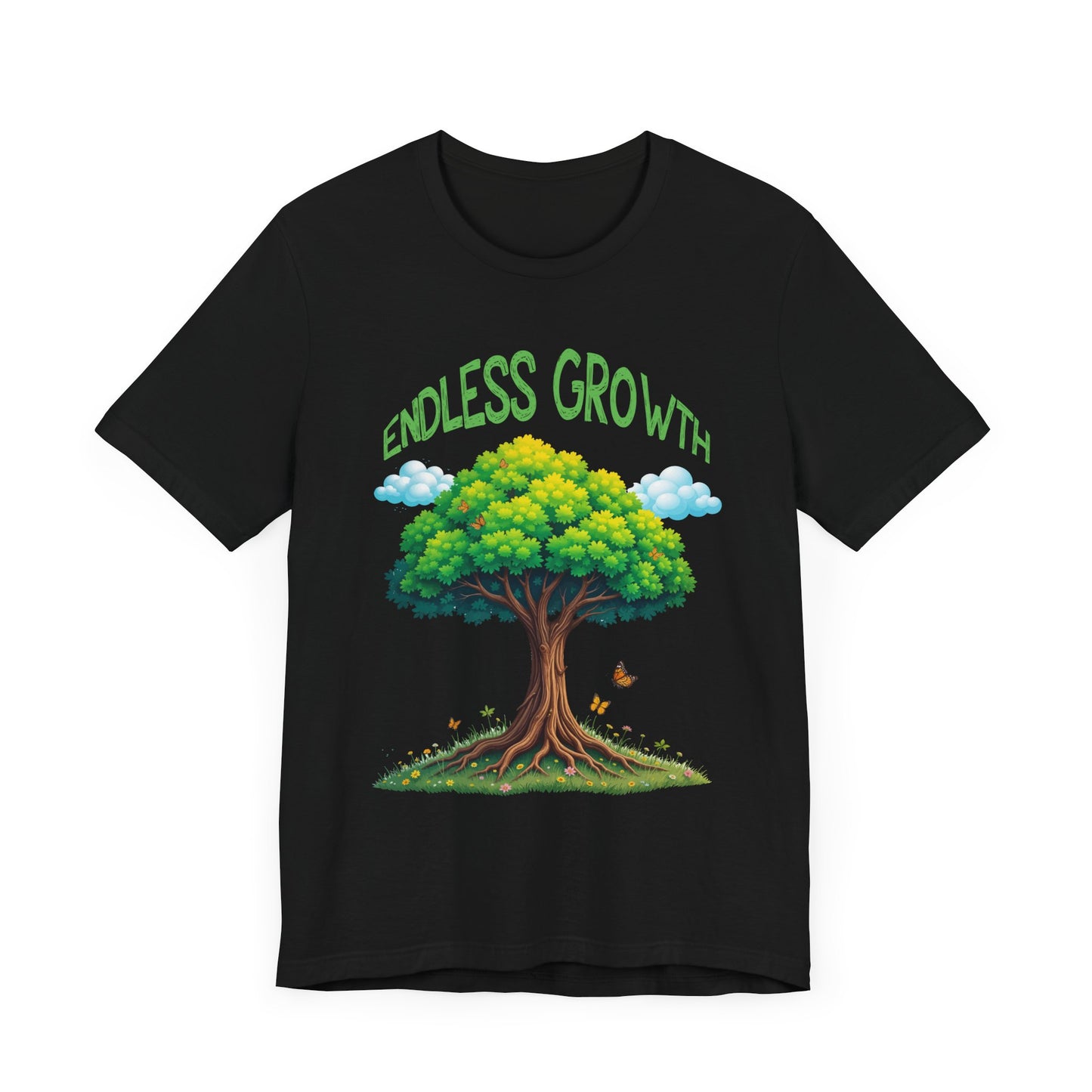 Endless Growth | Inspirational Tree & Butterfly T-Shirt