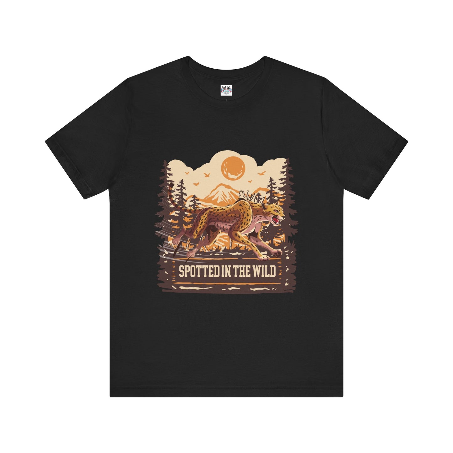 Spotted in the Wild Cheetah Forest Adventure T-Shirt