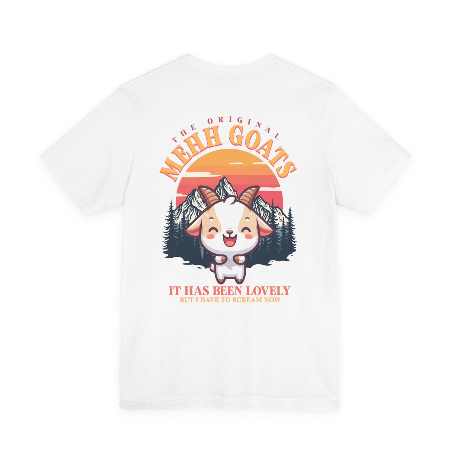 The Original MEHH GOATS Happy Laughing Goat T-Shirt