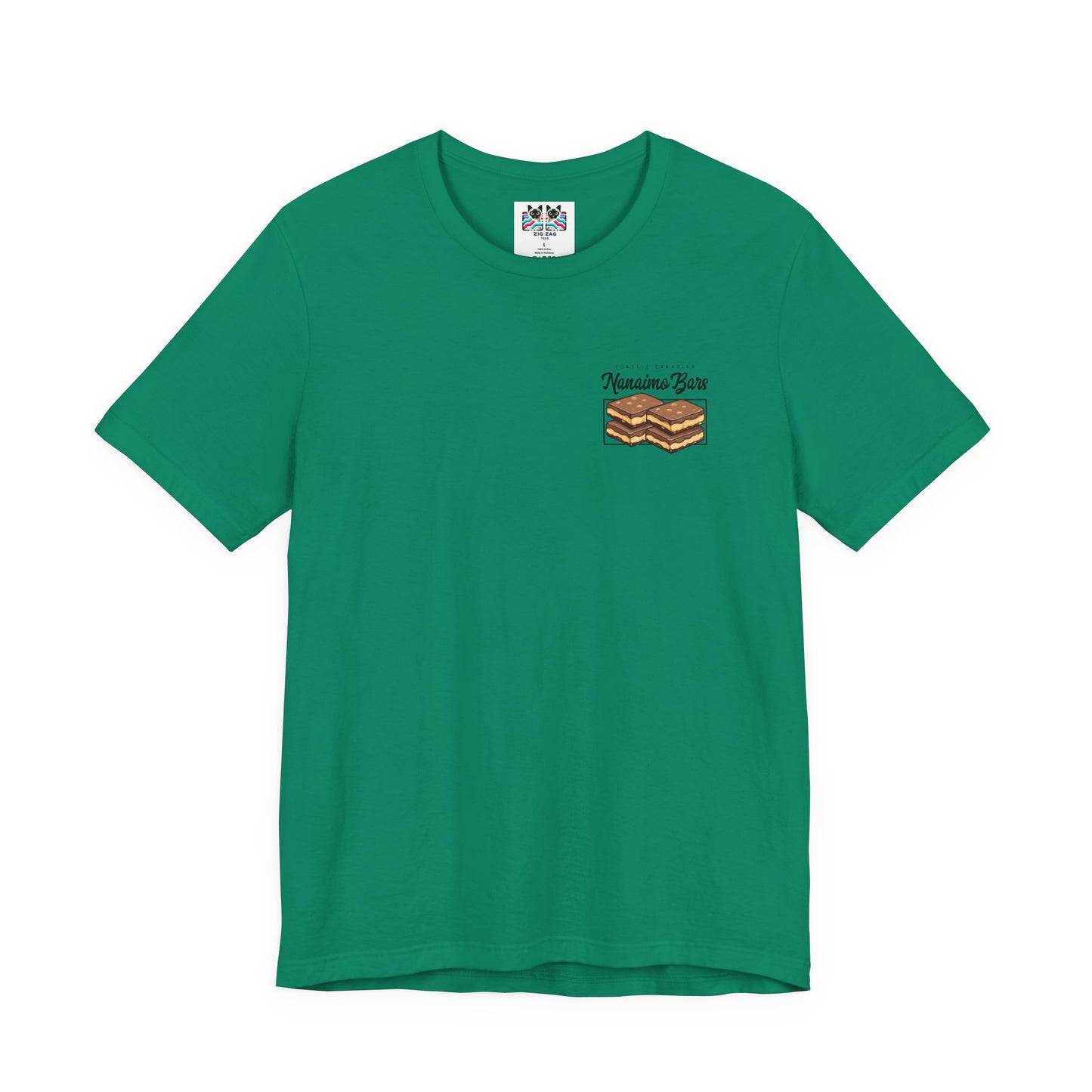 Classic Canadian Nanaimo Bars T-Shirt – Featuring Iconic Dessert & Ingredient Graphic