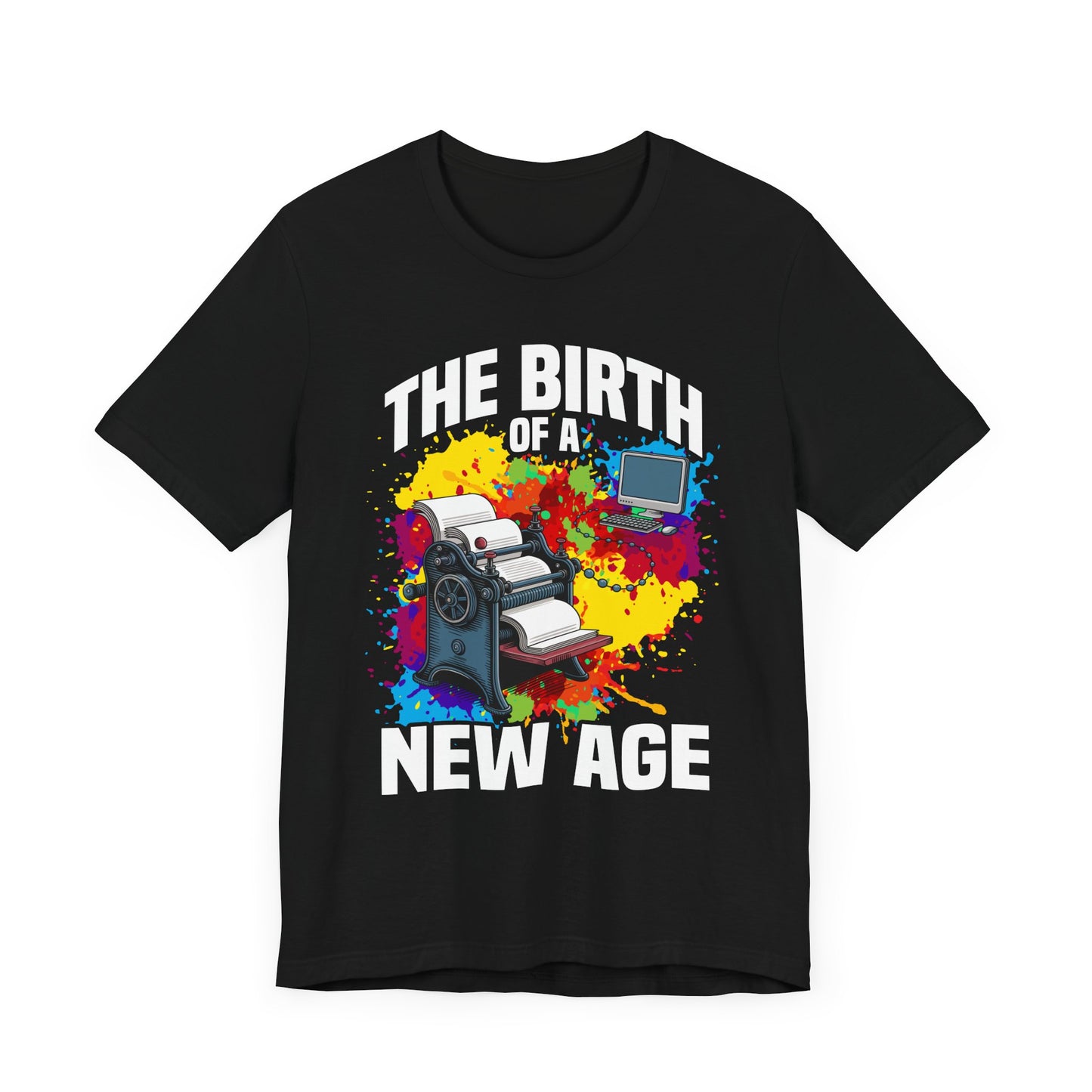 Printing Press Changed Everything Tee, History Milestone Shirt, Literature Revolution Tee, Invention Graphic Top, Educator Gift