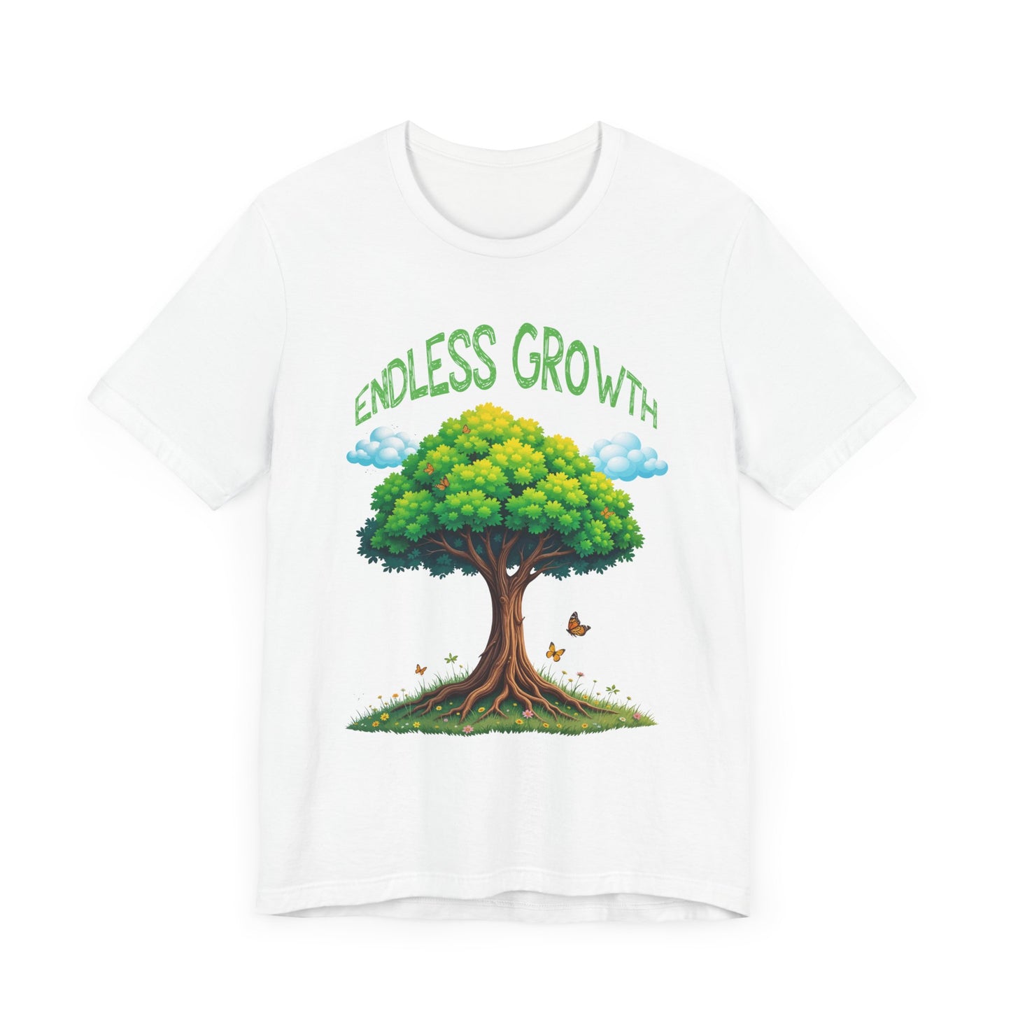 Endless Growth | Inspirational Tree & Butterfly T-Shirt
