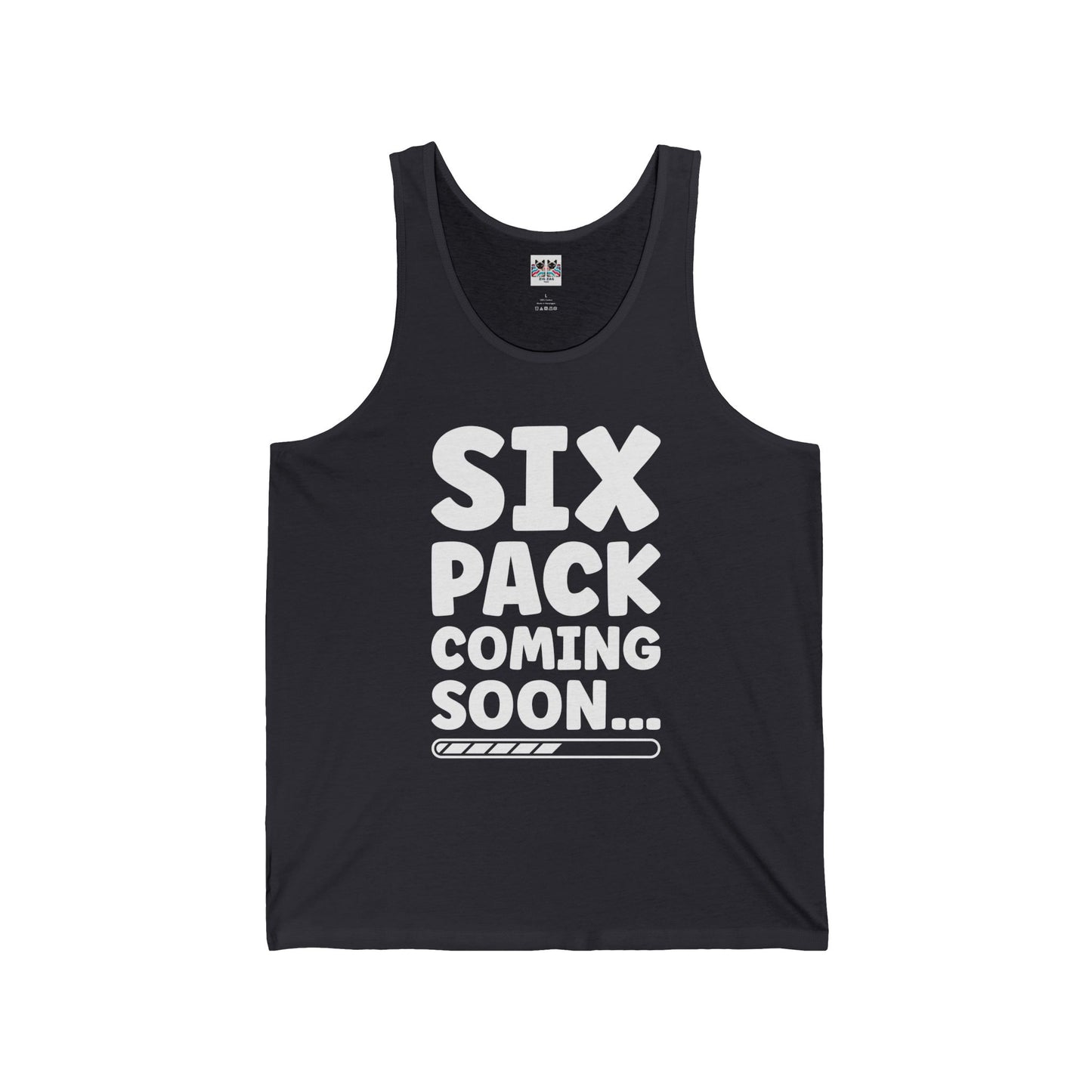 Six Pack Coming Soon - Funny Workout Gym Tank Top